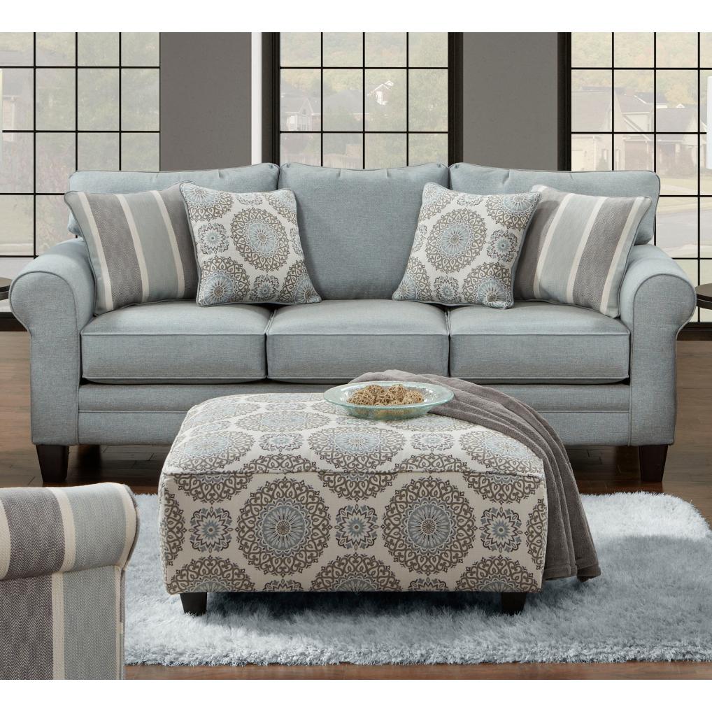 Fusion Furniture Fabric Sofabed 1144GRANDE MIST - Image 2