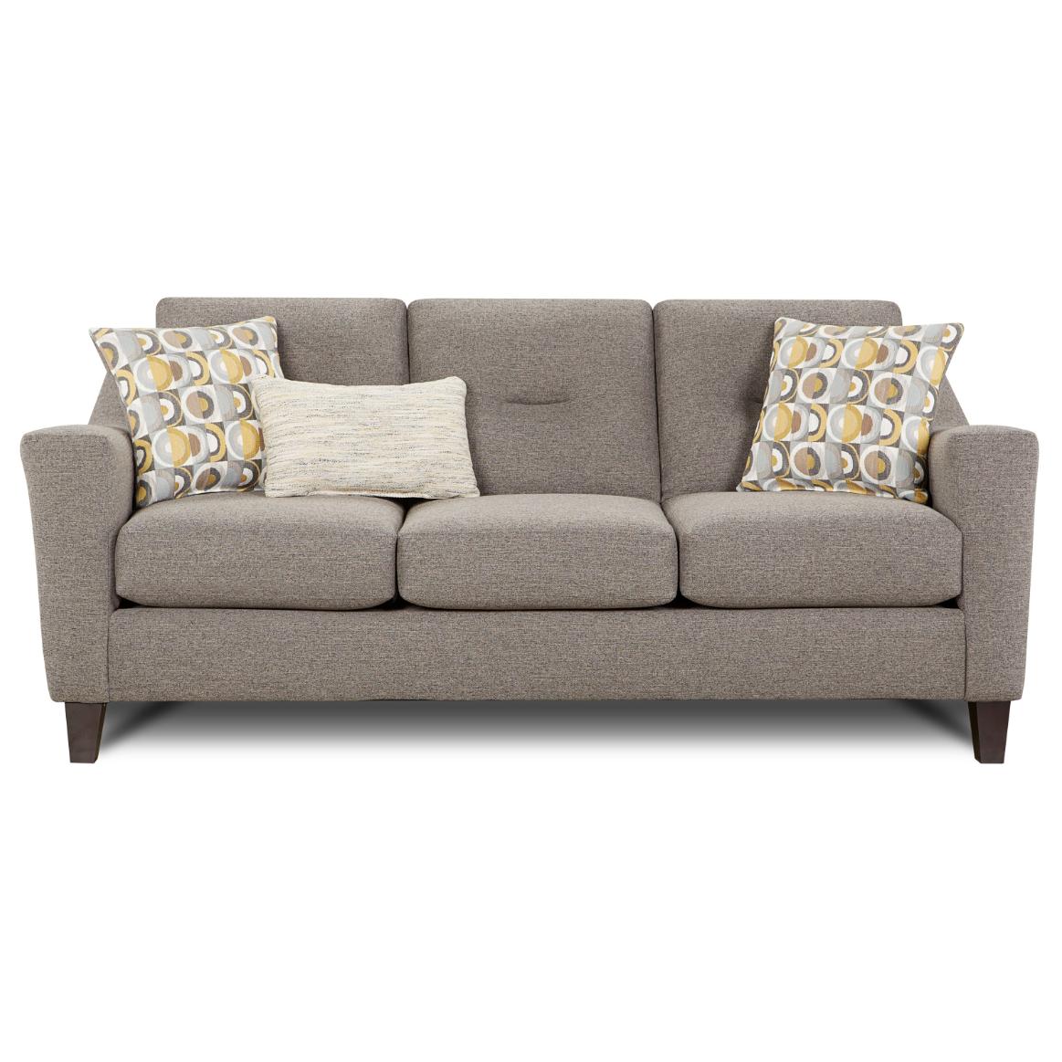 Fusion Furniture Stationary Fabric Sofa 8210-KP DILLIST MICA - Image 1