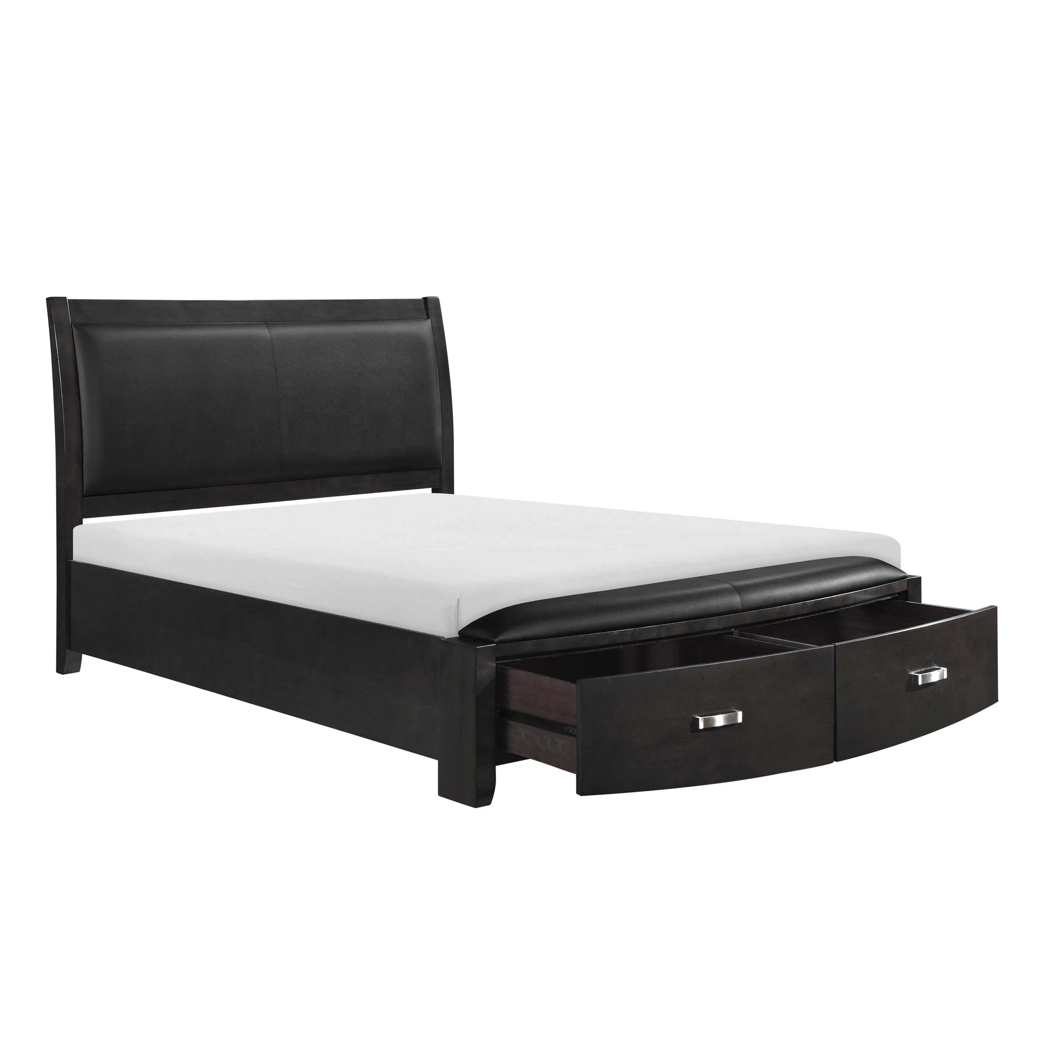 Homelegance Lyric California King Upholstered Sleigh Bed with Storage 1737KNGY-1CK* - Image 3