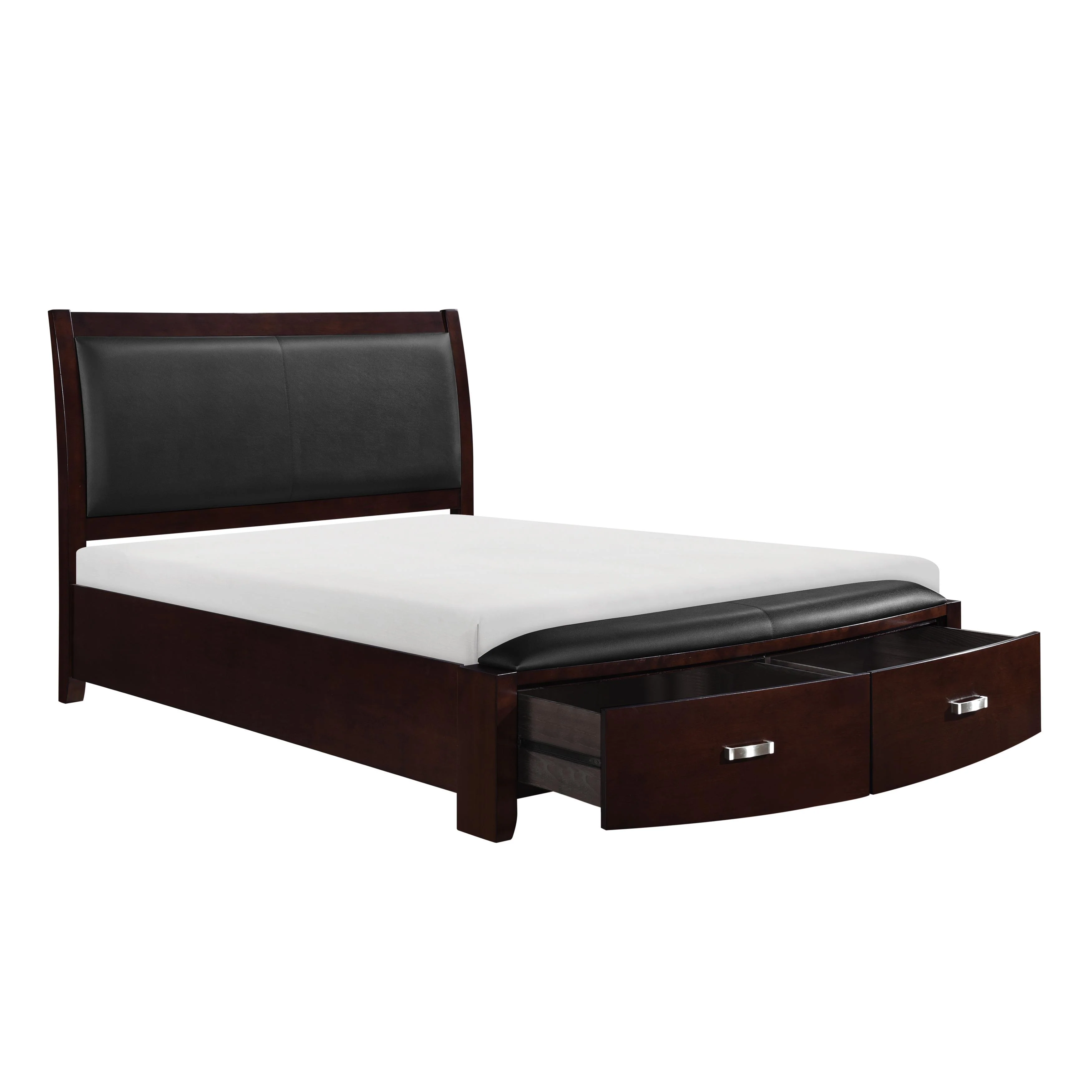 Homelegance Lyric California King Upholstered Sleigh Bed with Storage 1737KNC-1CK* - Image 3