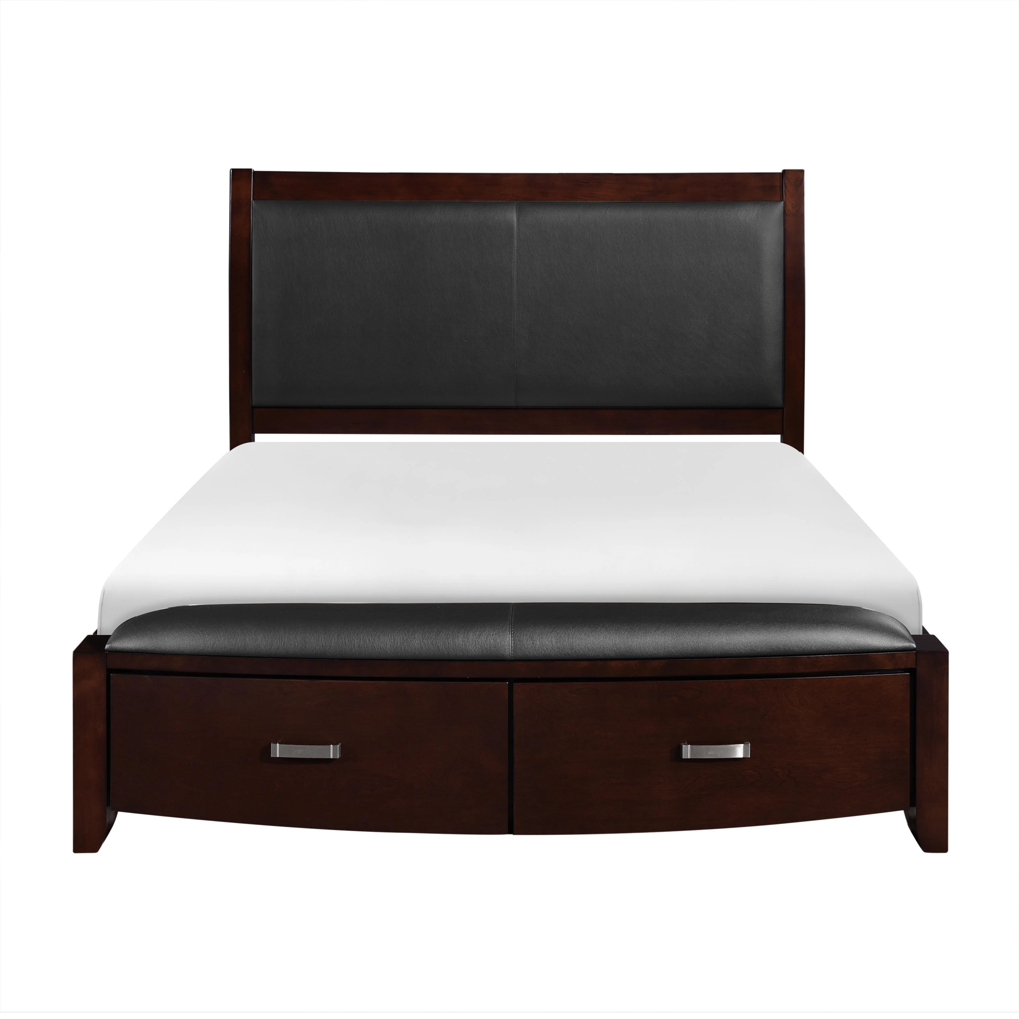 Homelegance Lyric King Upholstered Sleigh Bed with Storage 1737KNC-1EK* - Image 1