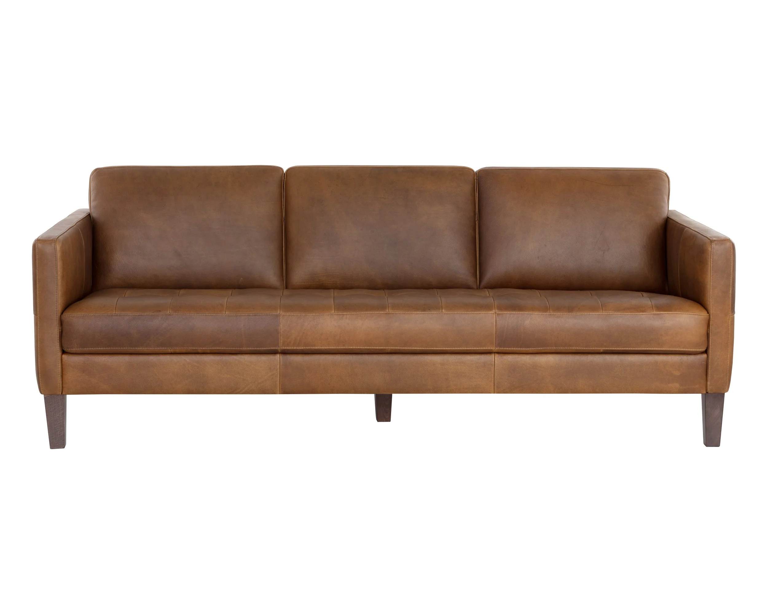 Karmelo Sofa - Cognac Leather - Image 2