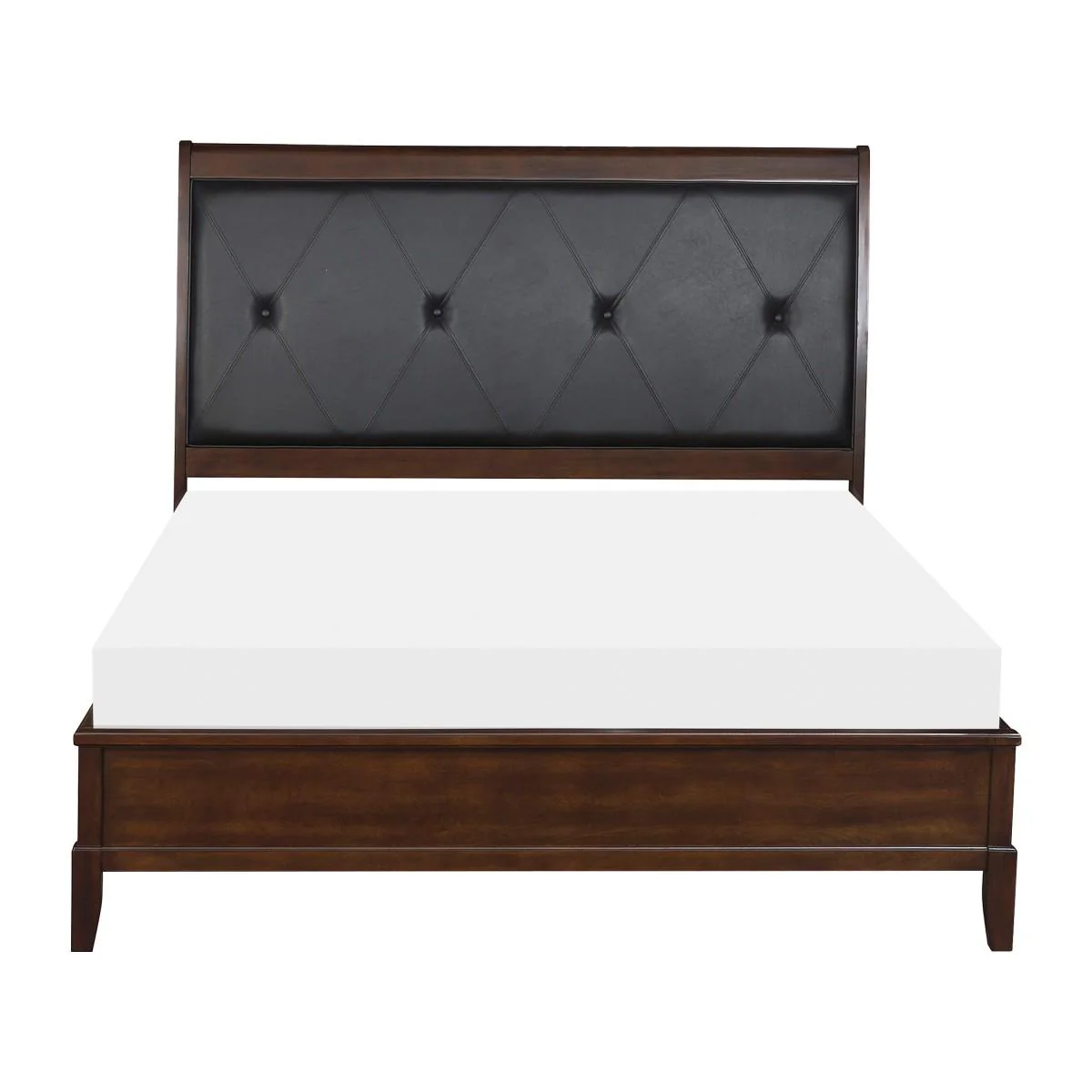 Homelegance Cotterill Queen Upholstered Panel Bed 1730-1* - Image 1