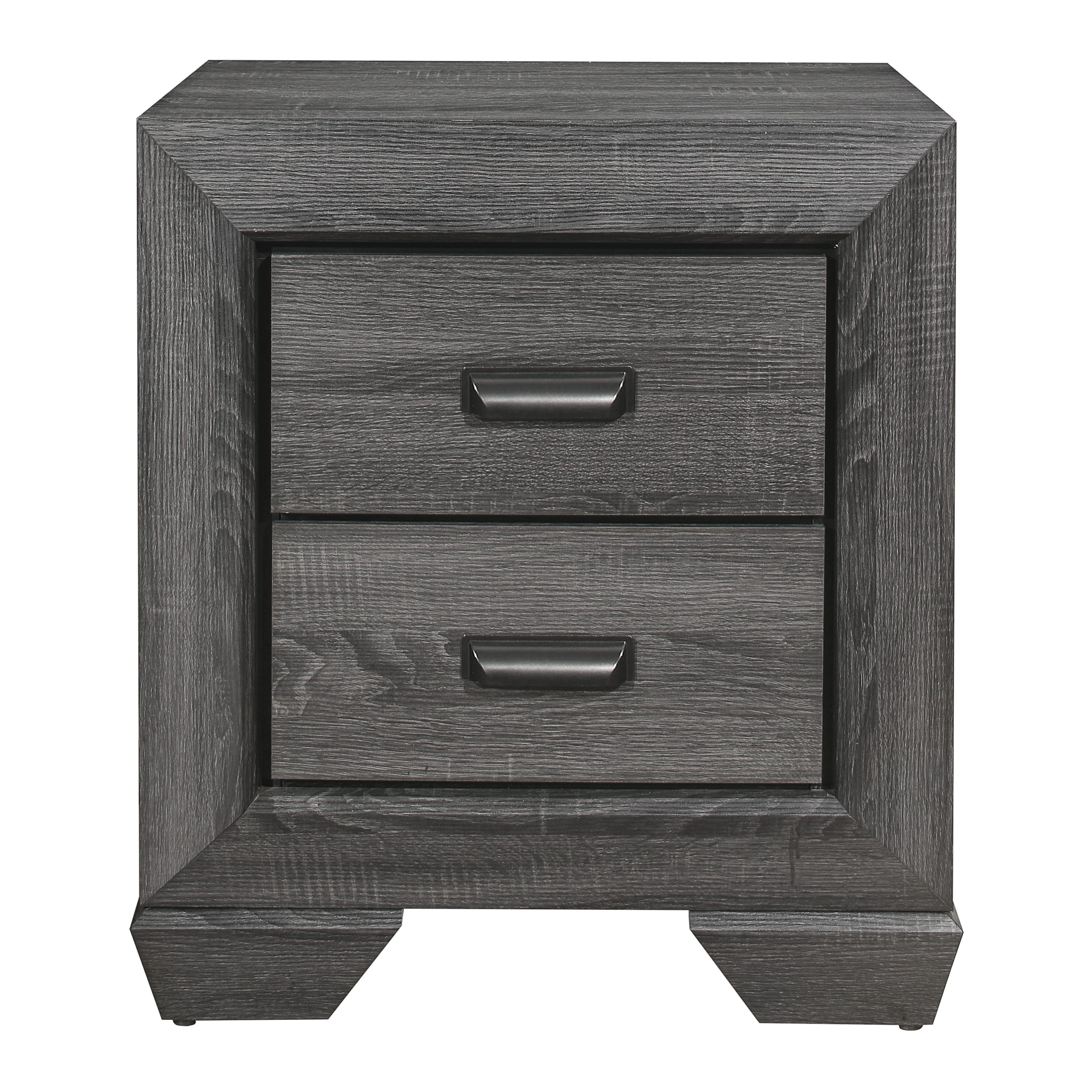 Homelegance Beechnut 2-Drawer Nightstand 1904GY-4 - Image 1