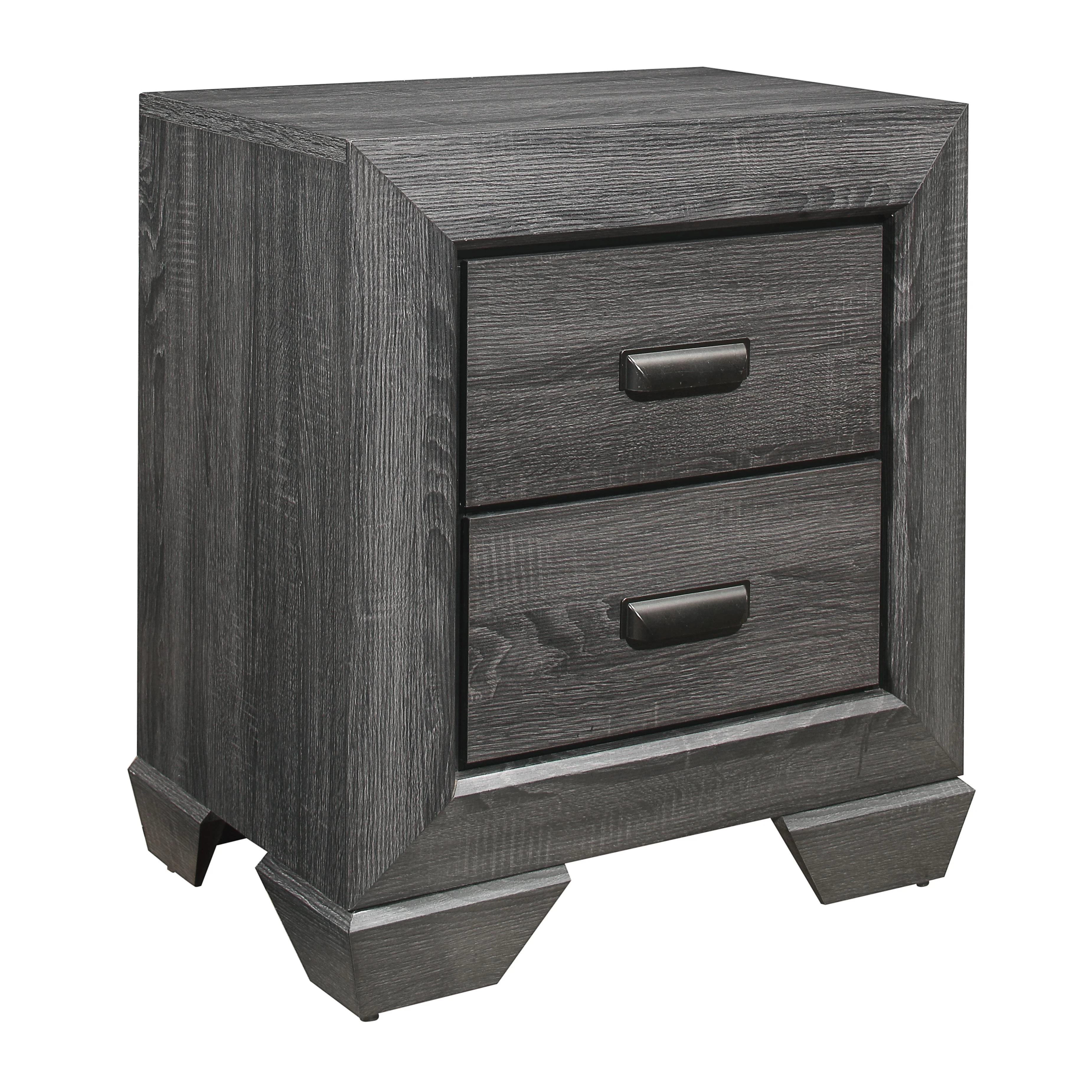 Homelegance Beechnut 2-Drawer Nightstand 1904GY-4 - Image 2