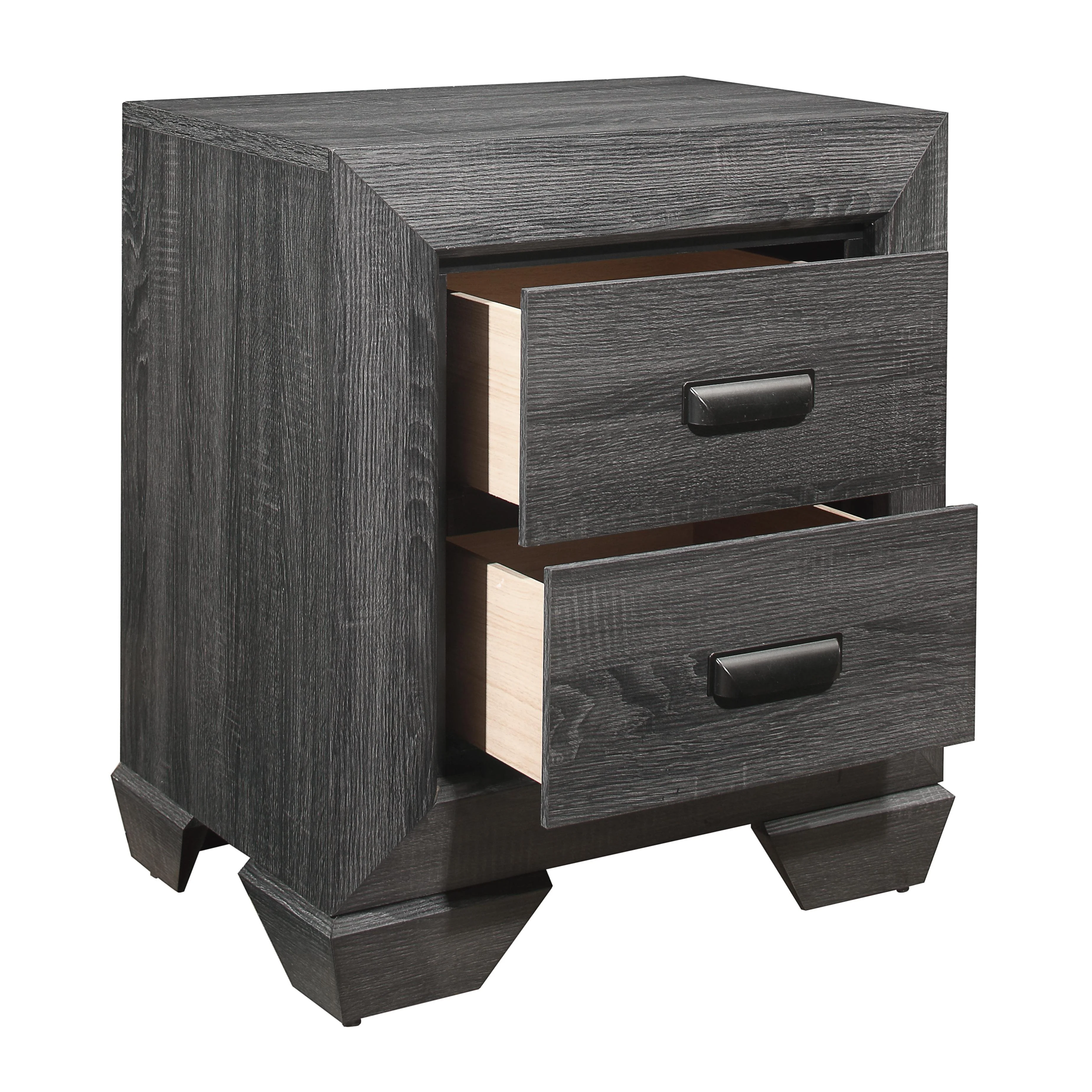 Homelegance Beechnut 2-Drawer Nightstand 1904GY-4 - Image 3