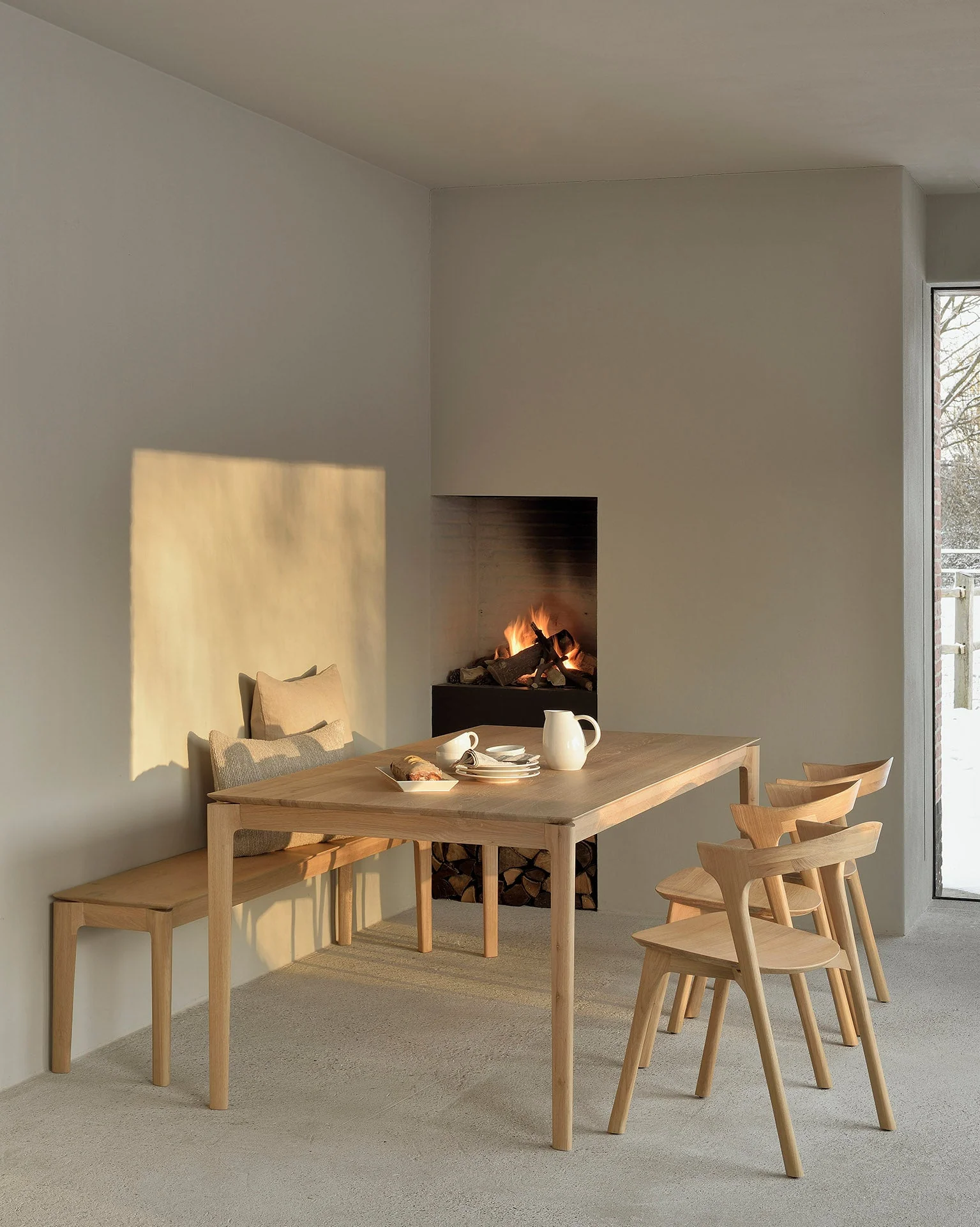 Bok Dining Table | Oak | Rectangular | 55" X 31" - Image 3
