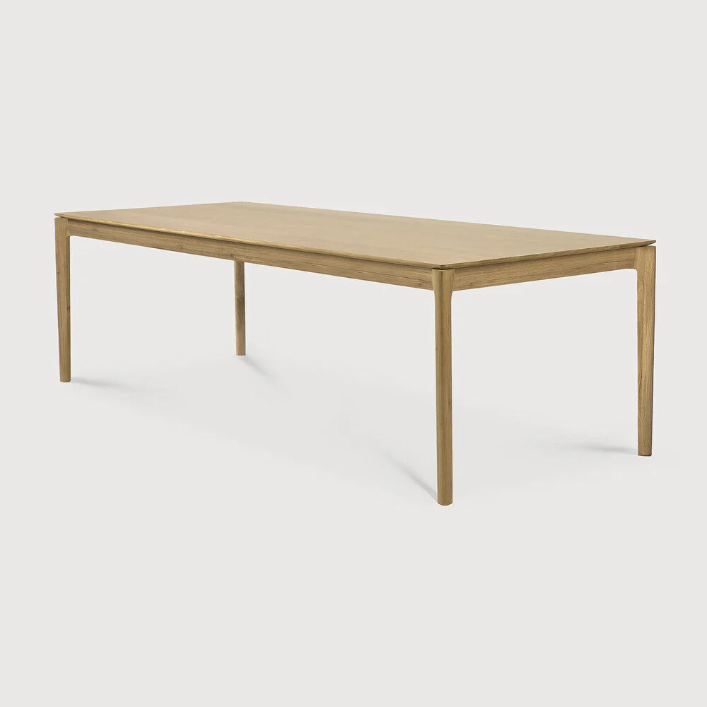 Bok Dining Table | Varnished Oak | Rectangular | 87" X 37" - Image 2
