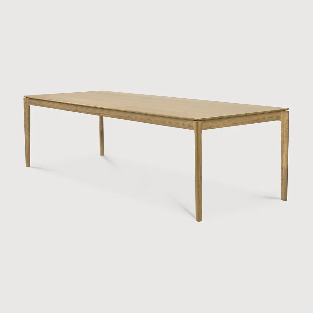 Bok Dining Table | Varnished Oak | Rectangular | 94" X 39" - Image 2