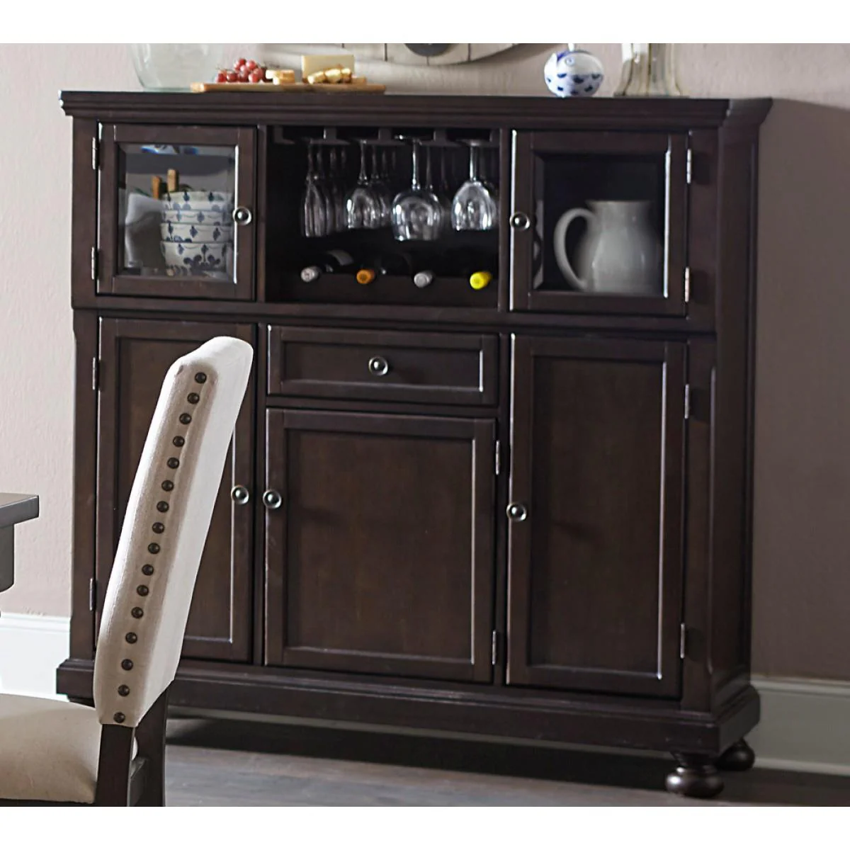 Homelegance Begonia 1718GY-40 Curio - Image 2