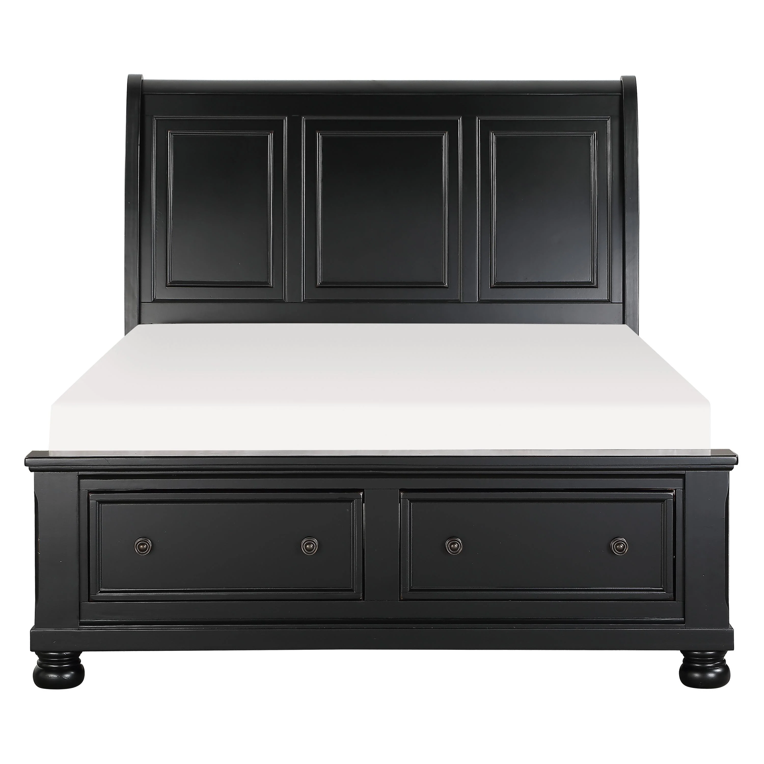 Homelegance Laurelin 1714KBK-1EK* Eastern King Sleigh Platform Bed with Footboard Storage - Image 1