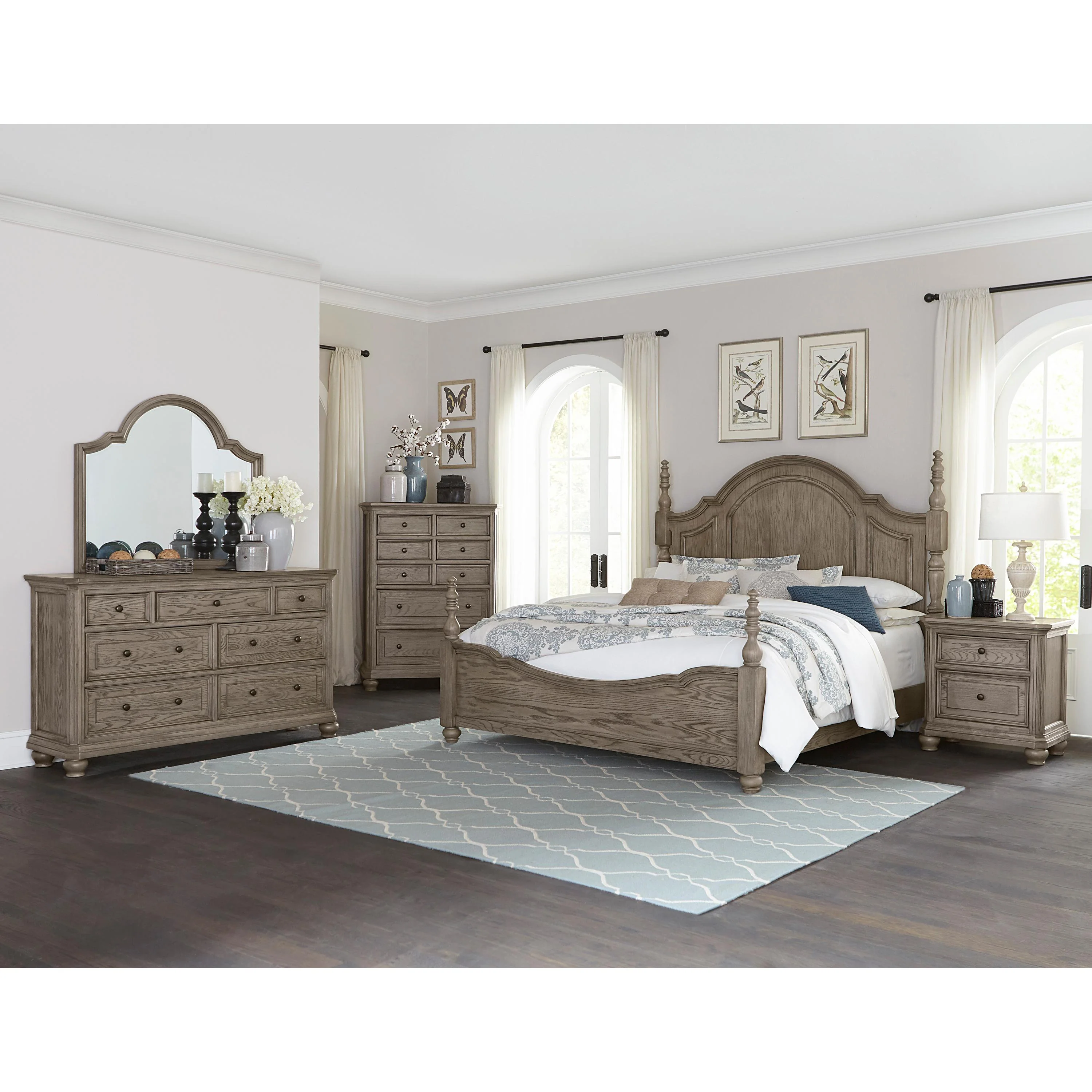 Homelegance Lavonia California King Poster Bed 1707KNP-1CK - Image 2
