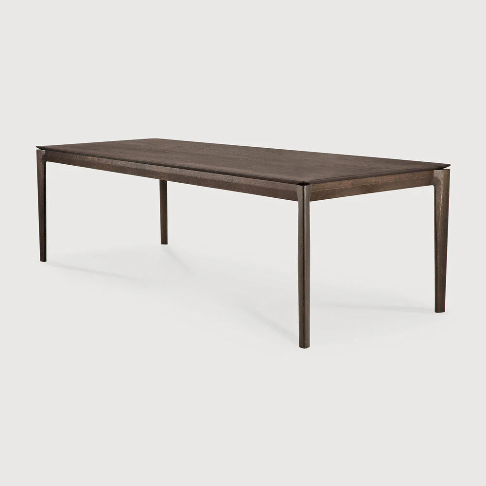 Bok Dining Table | Varnished Oak | Brown | Rectangular | 79" X 37" - Image 2