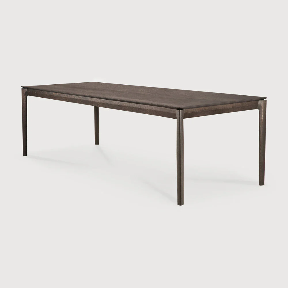 Bok Dining Table | Varnished Oak | Brown | Rectangular | 87" X 37" - Image 2