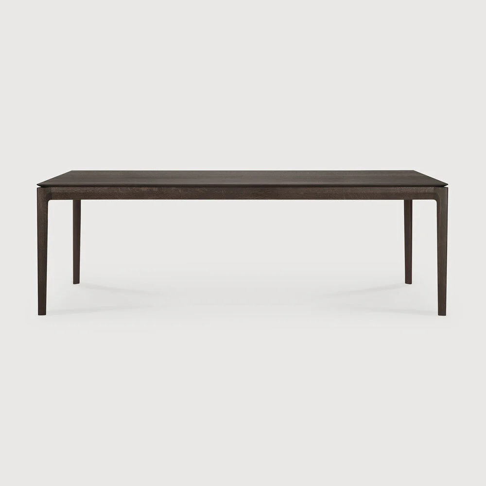 Bok Dining Table | Varnished Oak | Brown | Rectangular | 94" X 39" - Image 1