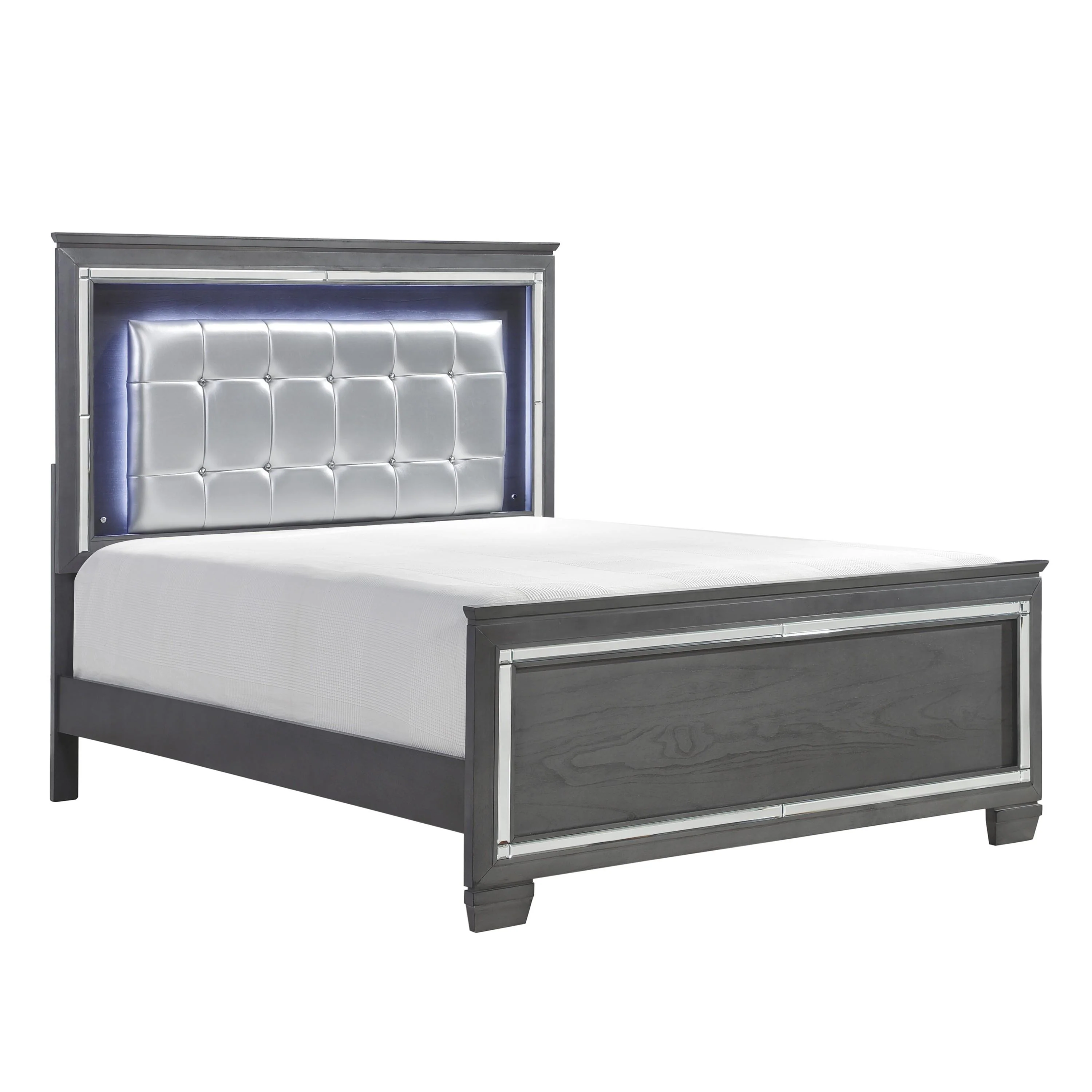 Homelegance Allura 1916KGY-1CK* California King Bed, LED Lighting - Image 2
