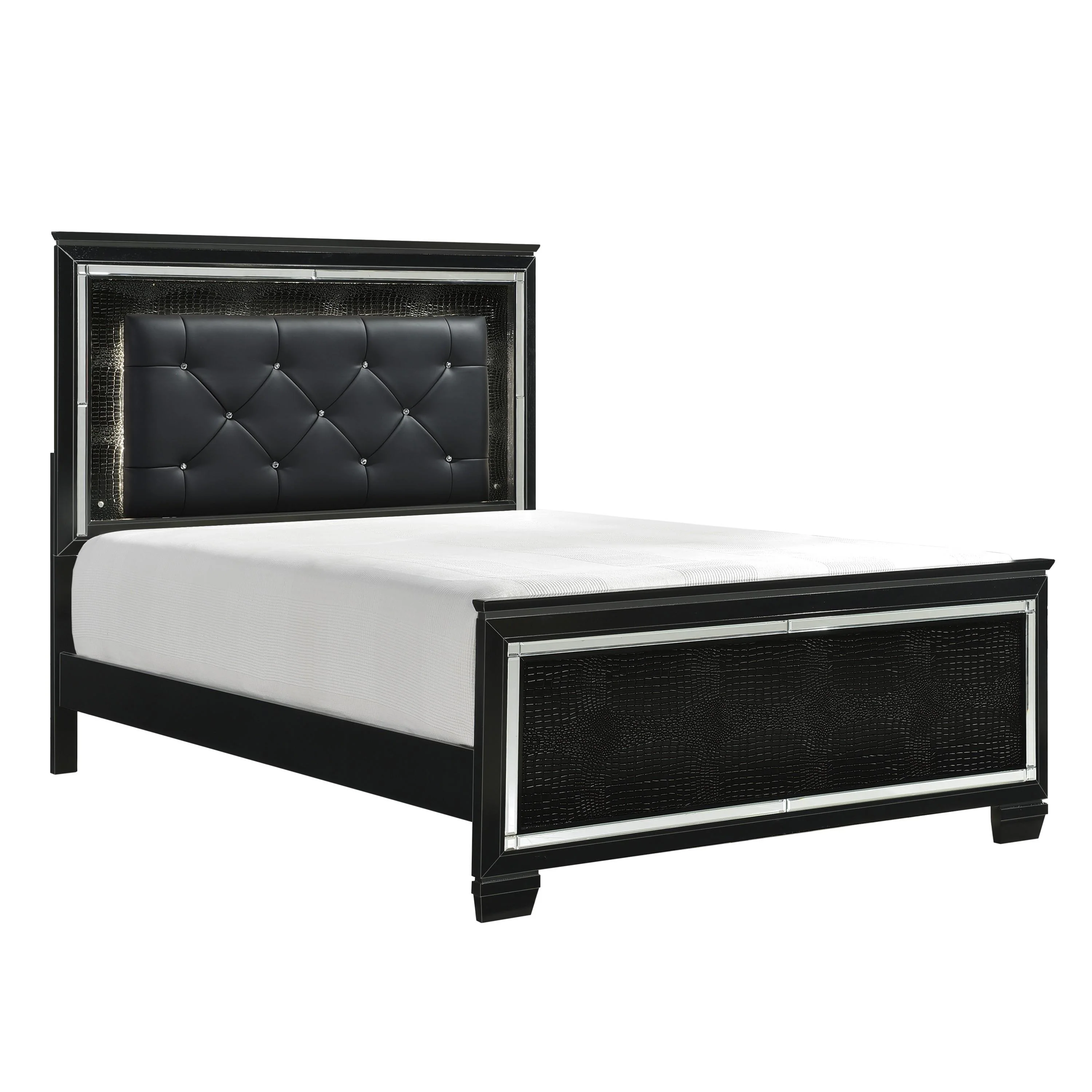 Homelegance Allura 1916FBK-1* Full Bed, LED Lighting - Image 2