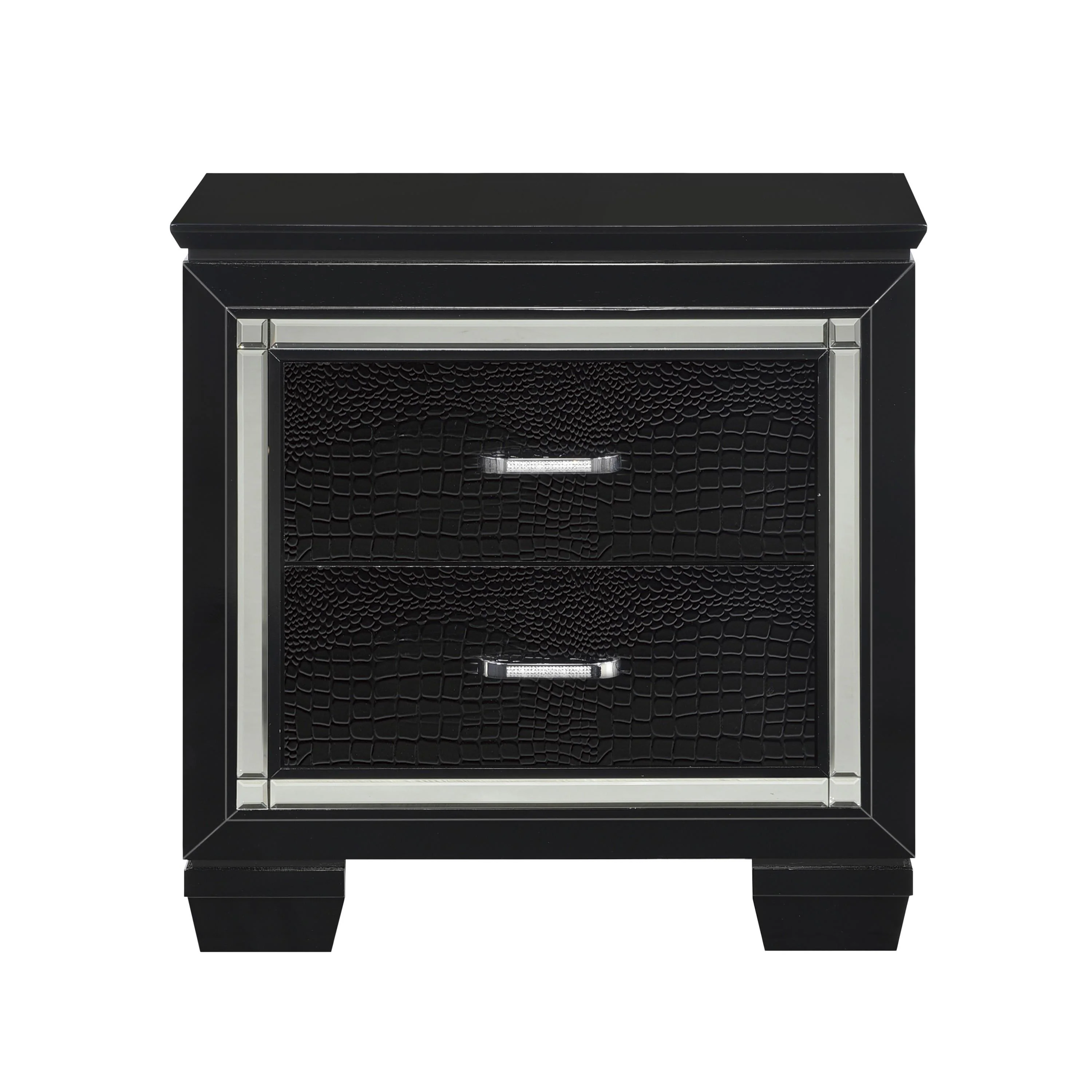 Homelegance Allura 1916BK-4 Night Stand, LED Lighting - Image 1