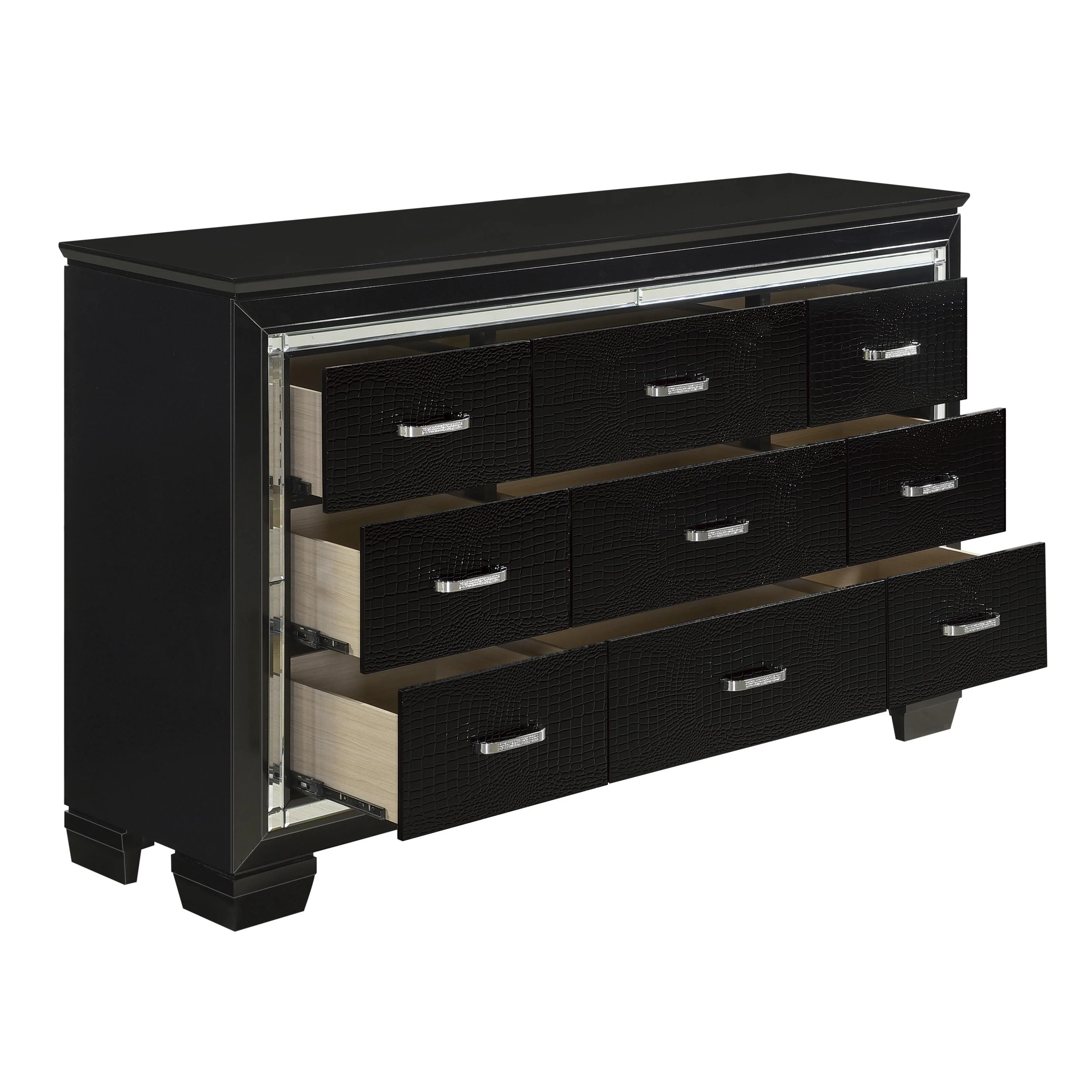 Homelegance Allura 1916BK-5 Dresser - Image 3