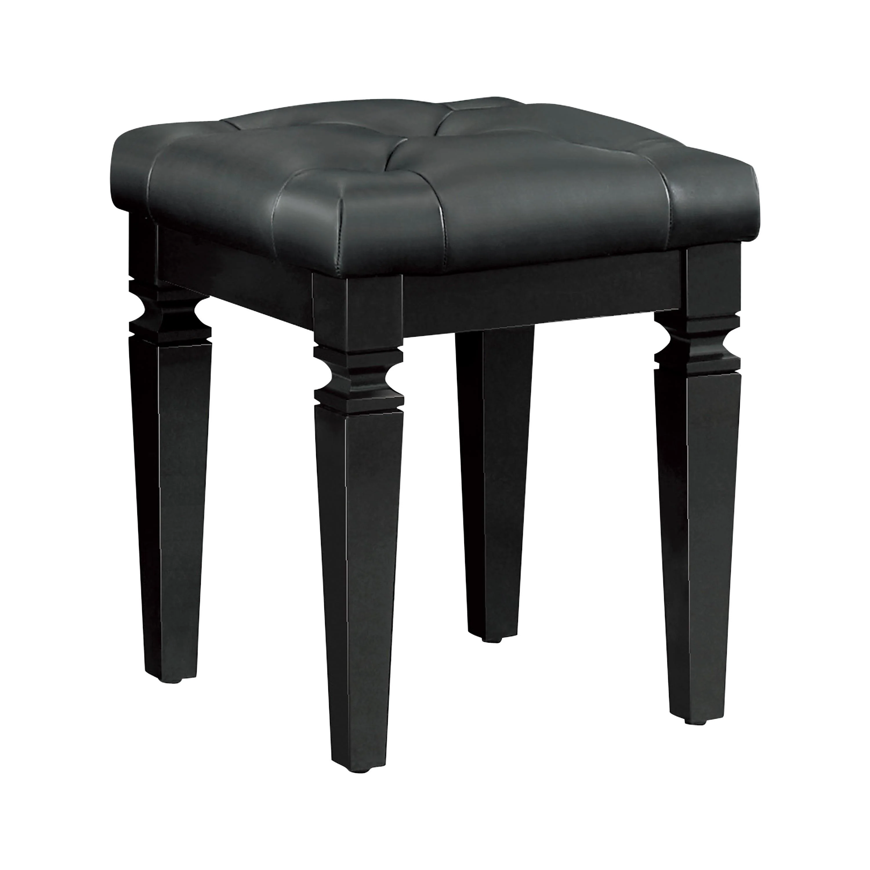 Homelegance Allura 1916BK-14 Dressing Table Stool