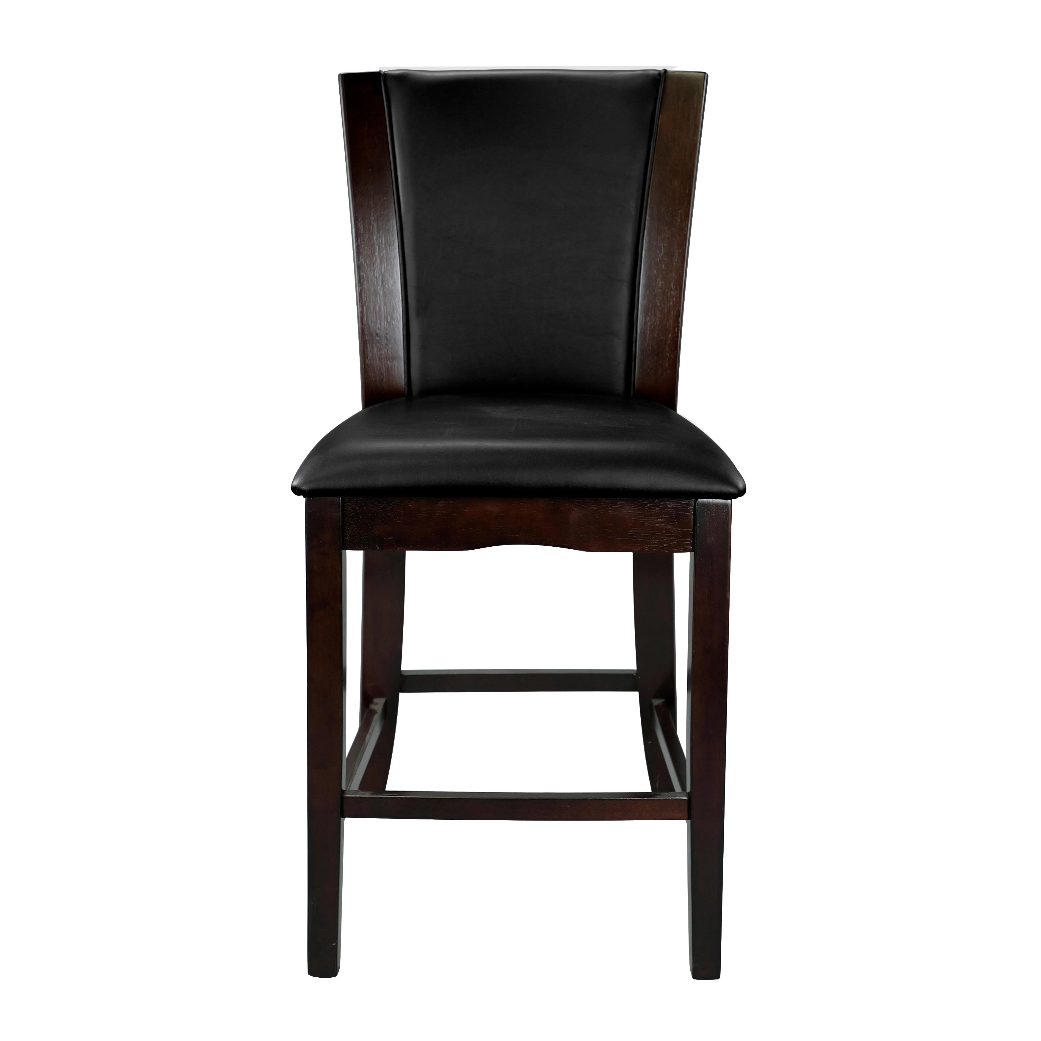 Homelegance Daisy 710-24 Counter Height Chair, Dark Brown Bi-Cast Vinyl - Image 1