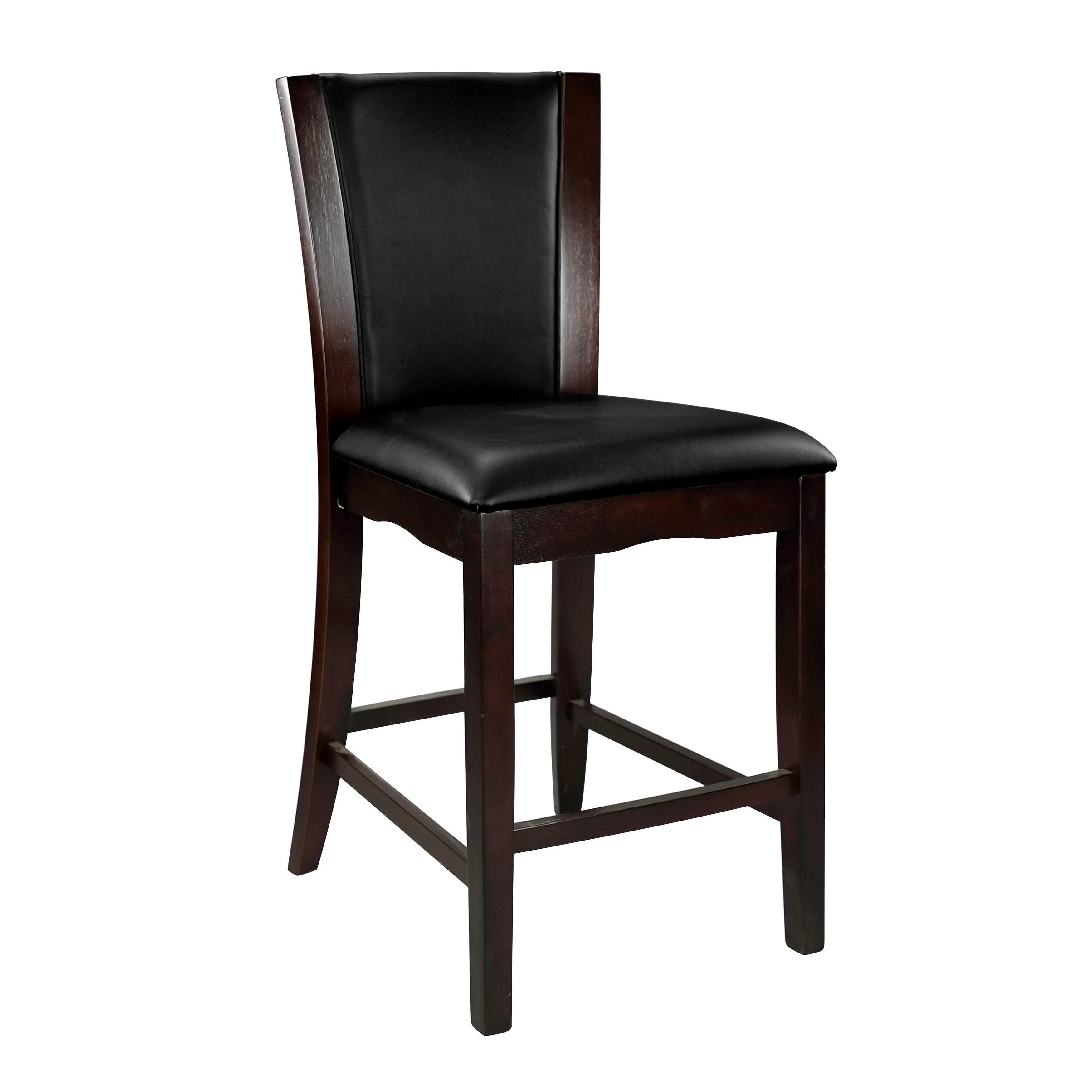 Homelegance Daisy 710-24 Counter Height Chair, Dark Brown Bi-Cast Vinyl - Image 2