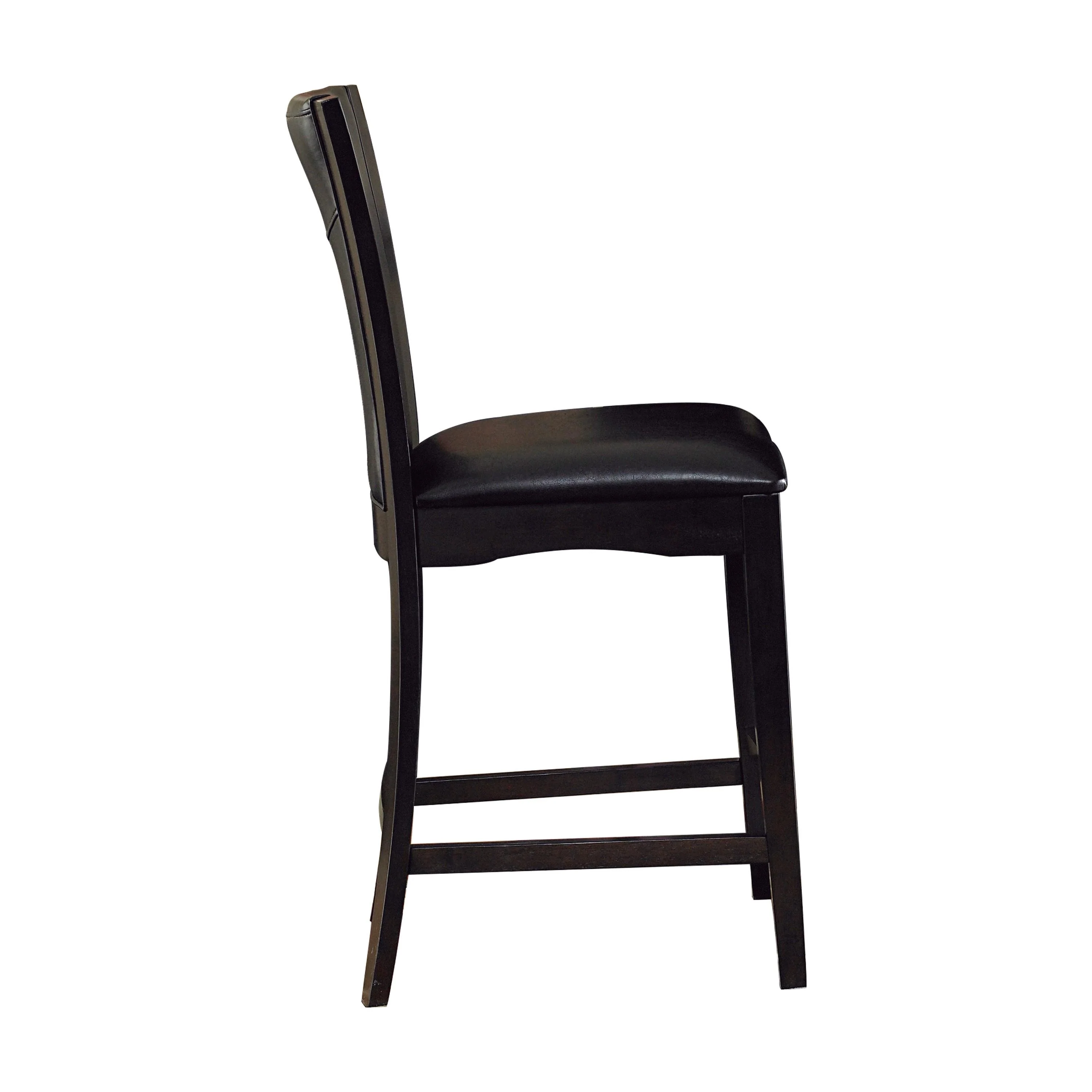 Homelegance Daisy 710-24 Counter Height Chair, Dark Brown Bi-Cast Vinyl - Image 3