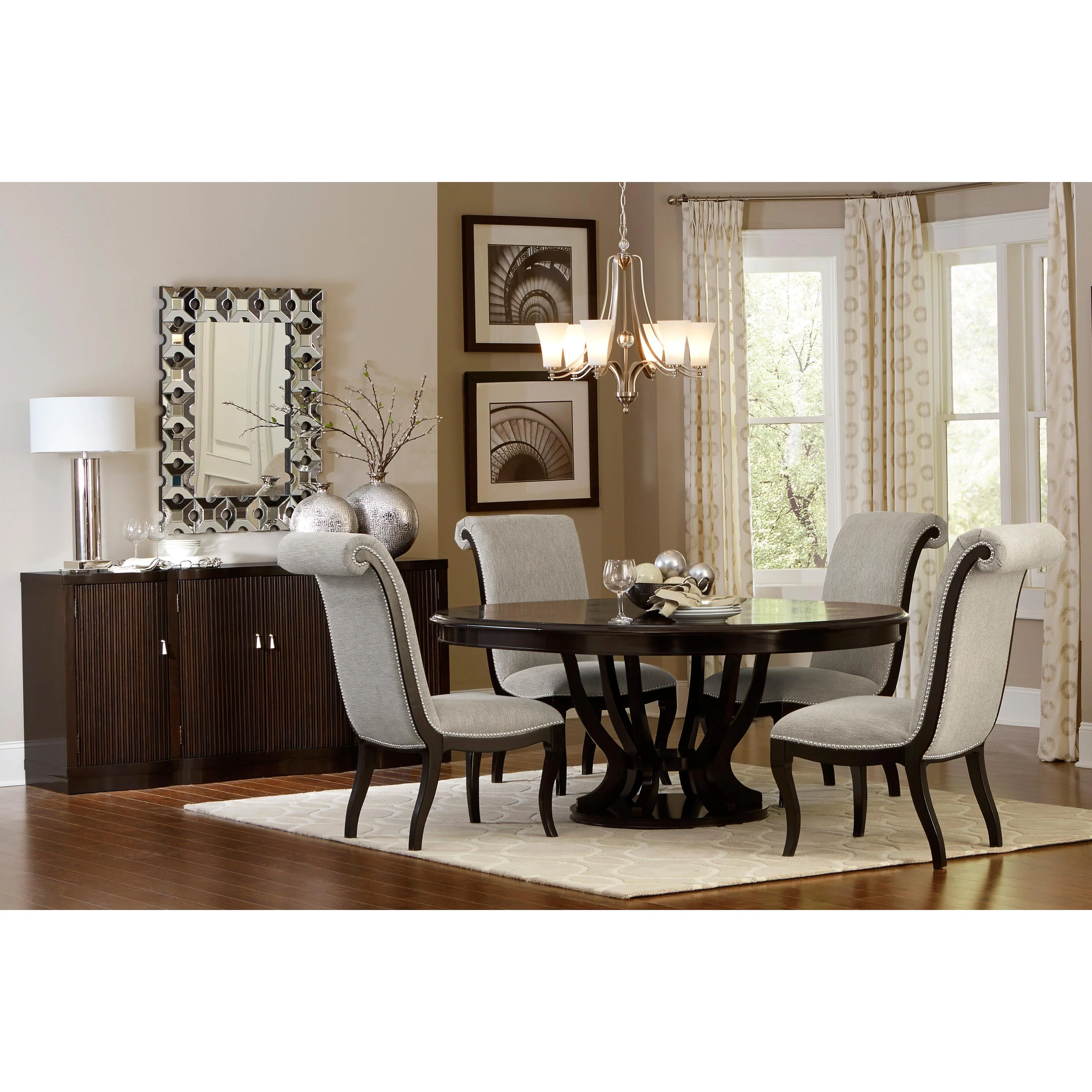 Homelegance Savion 5494-76* Round/Oval Dining Table - Image 3