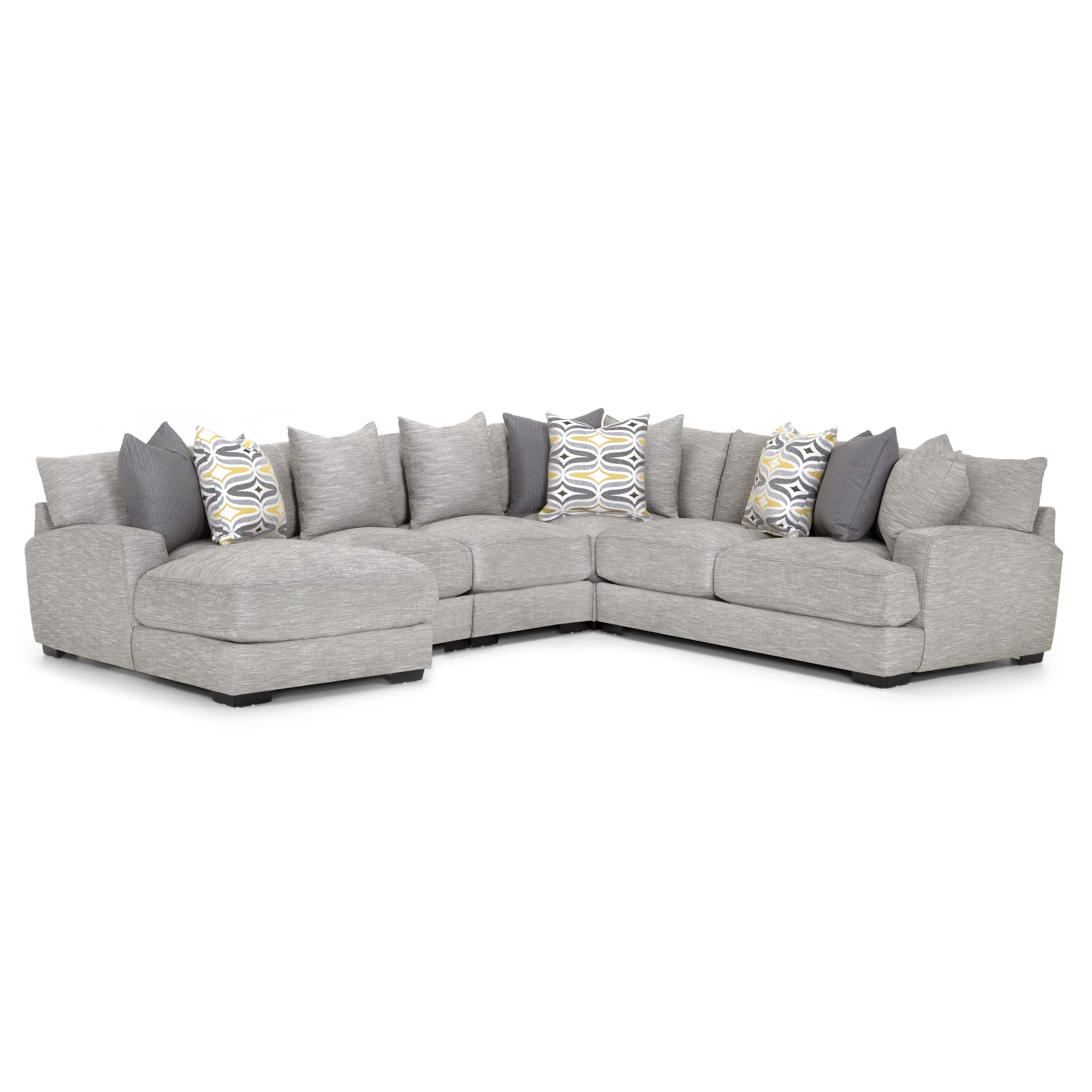 Franklin Barton Fabric 5 pc Sectional 808-85 3510-05/808-03 3510-05/808-03 3510-05/808-04 3510-05/808-60 3510-05 - Image 1