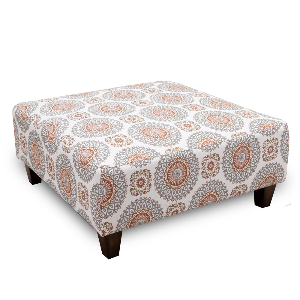 Franklin Brianna Fabric Ottoman 887-18 3521-27 - Image 1