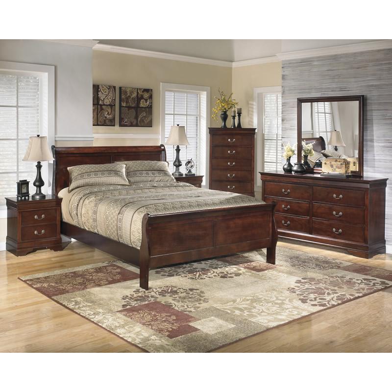 Signature Design by Ashley Alisdair B376 7 pc Queen Sleigh Bedroom Set - Image 1