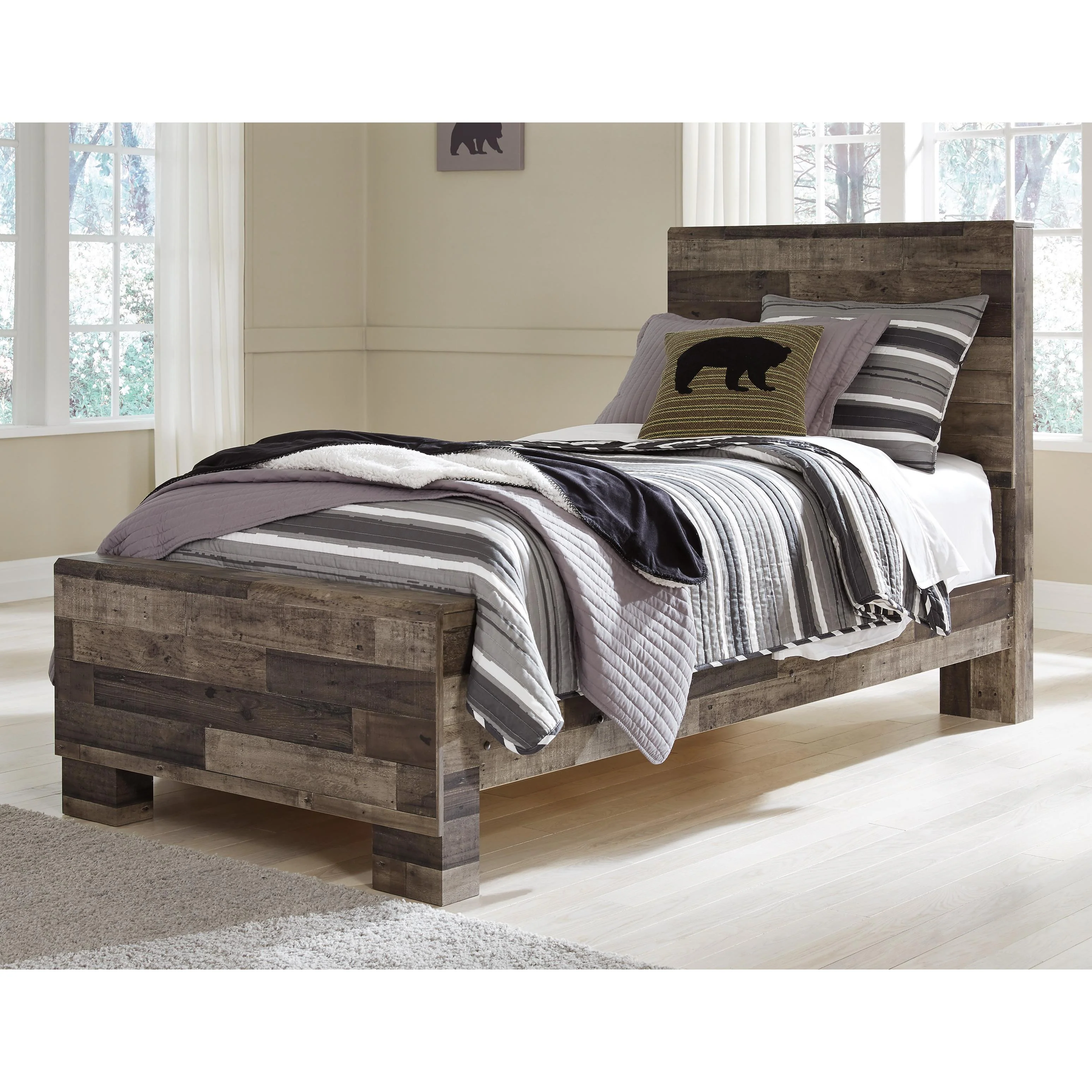 Benchcraft Derekson B200B2 Twin Panel Bed - Image 2