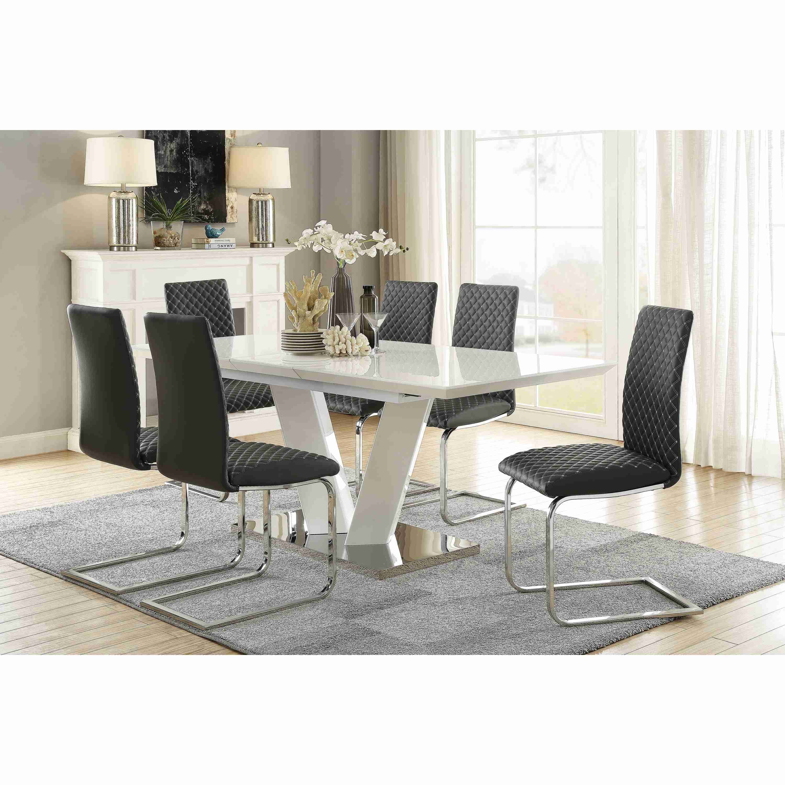 Homelegance Yannis Dining Table with Pedestal Base 5503T/5503B/5503B - Image 2