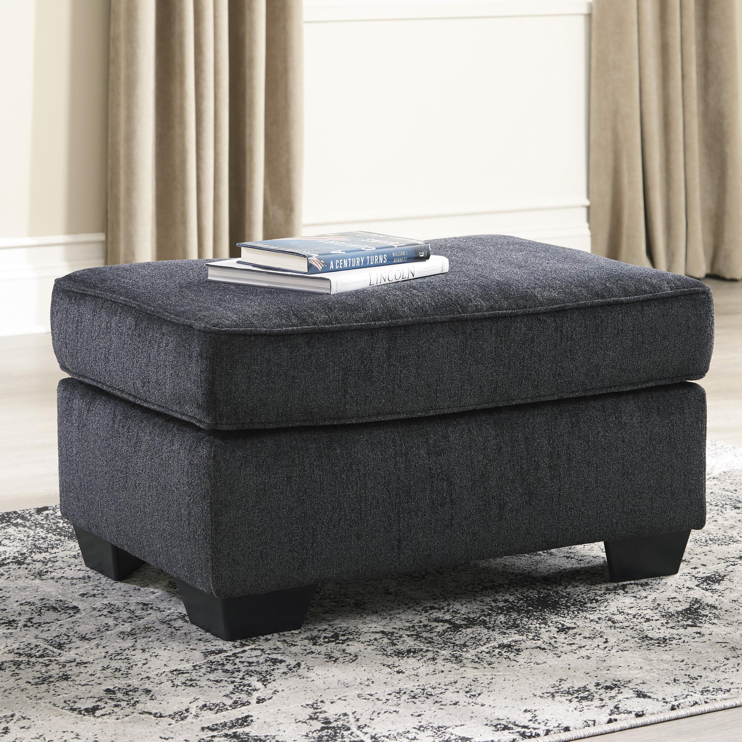 Signature Design by Ashley Altari Fabric Ottoman 8721314 - Image 2
