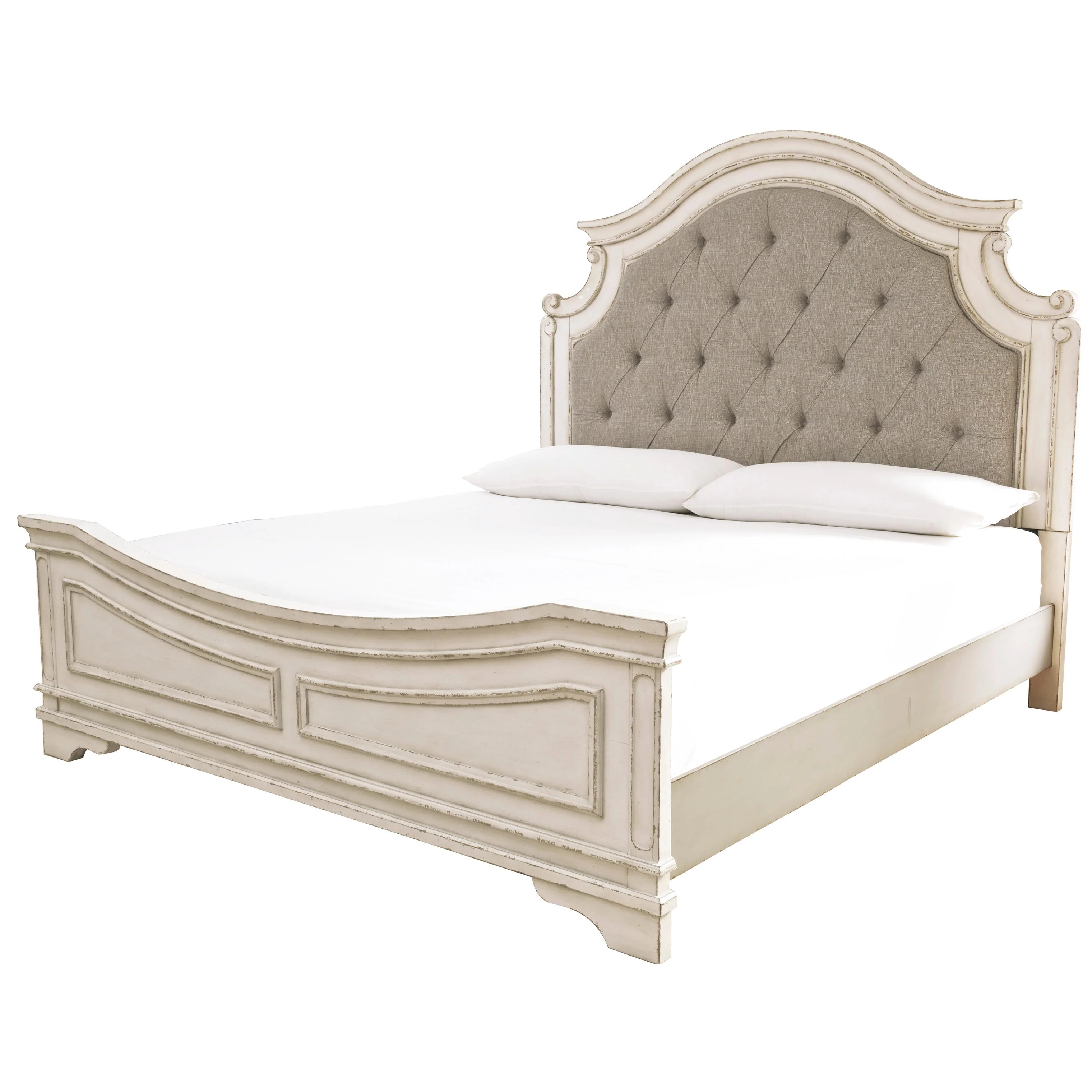 Signature Design by Ashley Realyn Queen Upholstered Panel Bed B743-57/B743-54/B743-96 - Image 1