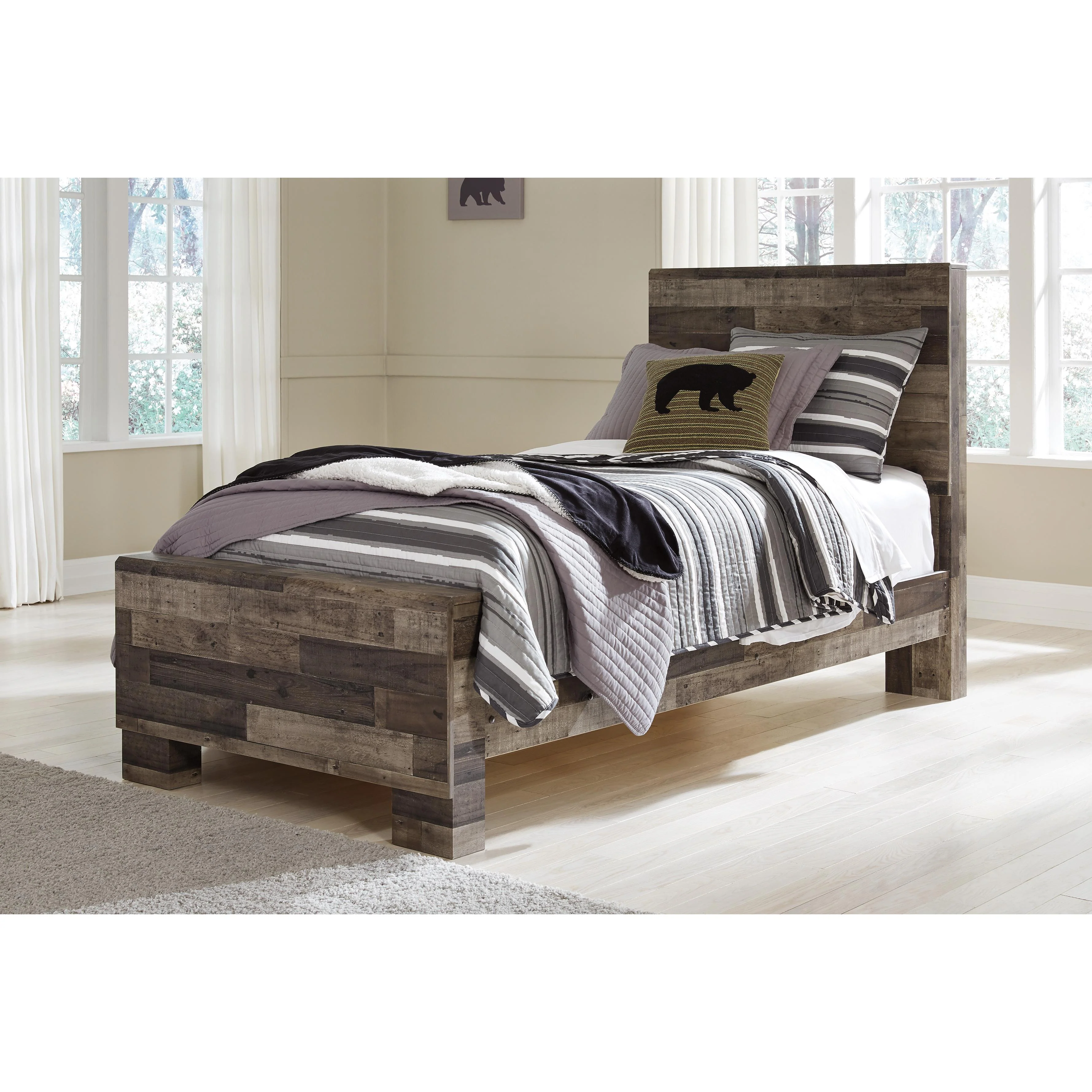 Benchcraft Derekson B200-53 Twin Panel Headboard - Image 3