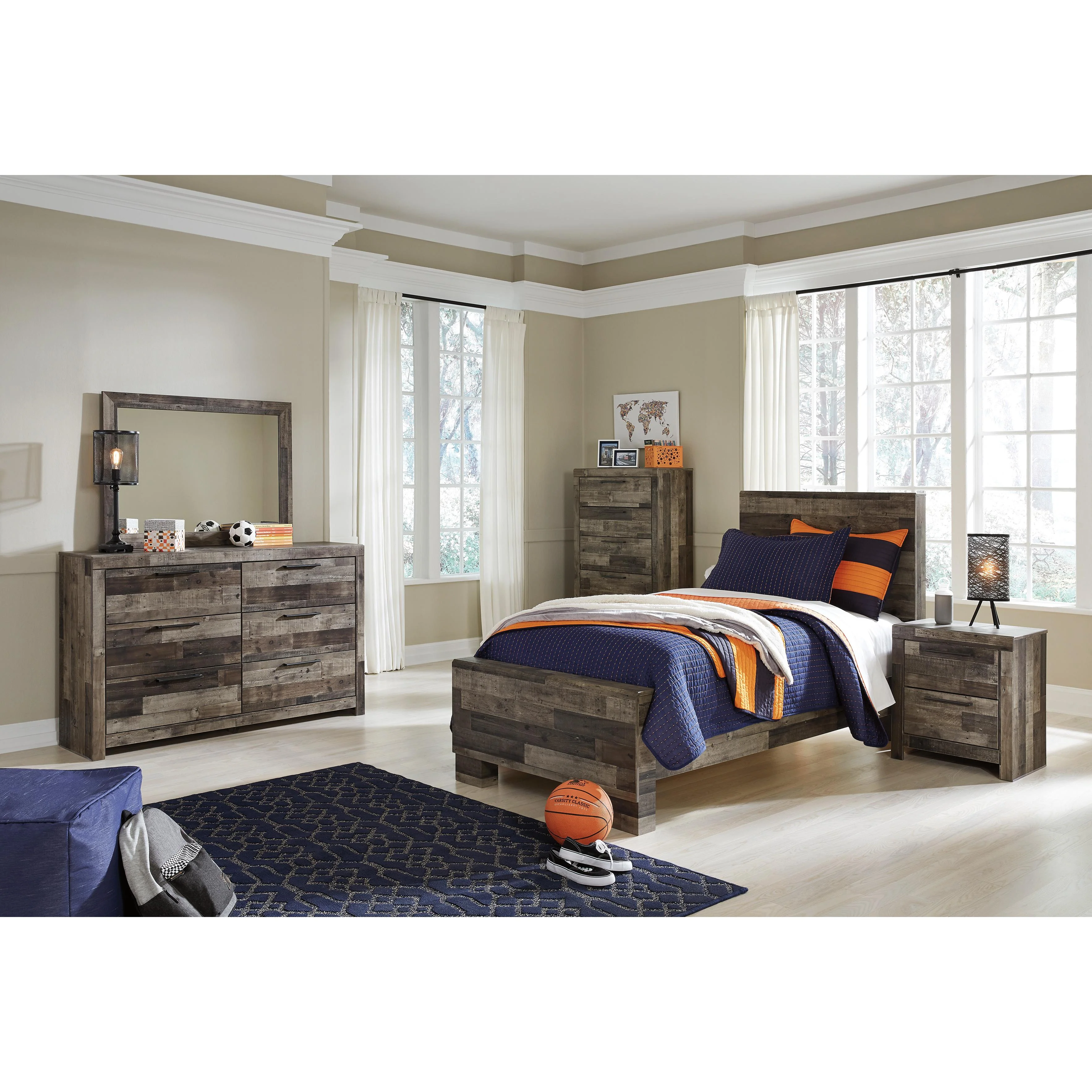 Benchcraft Derekson B200-52 Twin Panel Footboard - Image 3