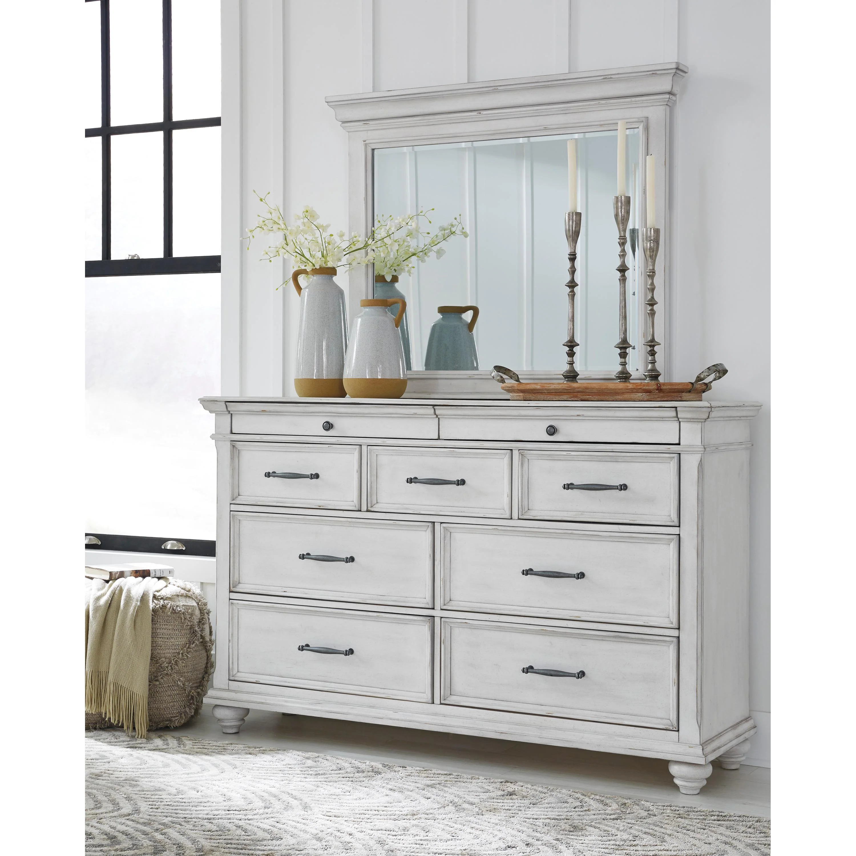 Benchcraft Kanwyn Dresser Mirror B777-36 - Image 3