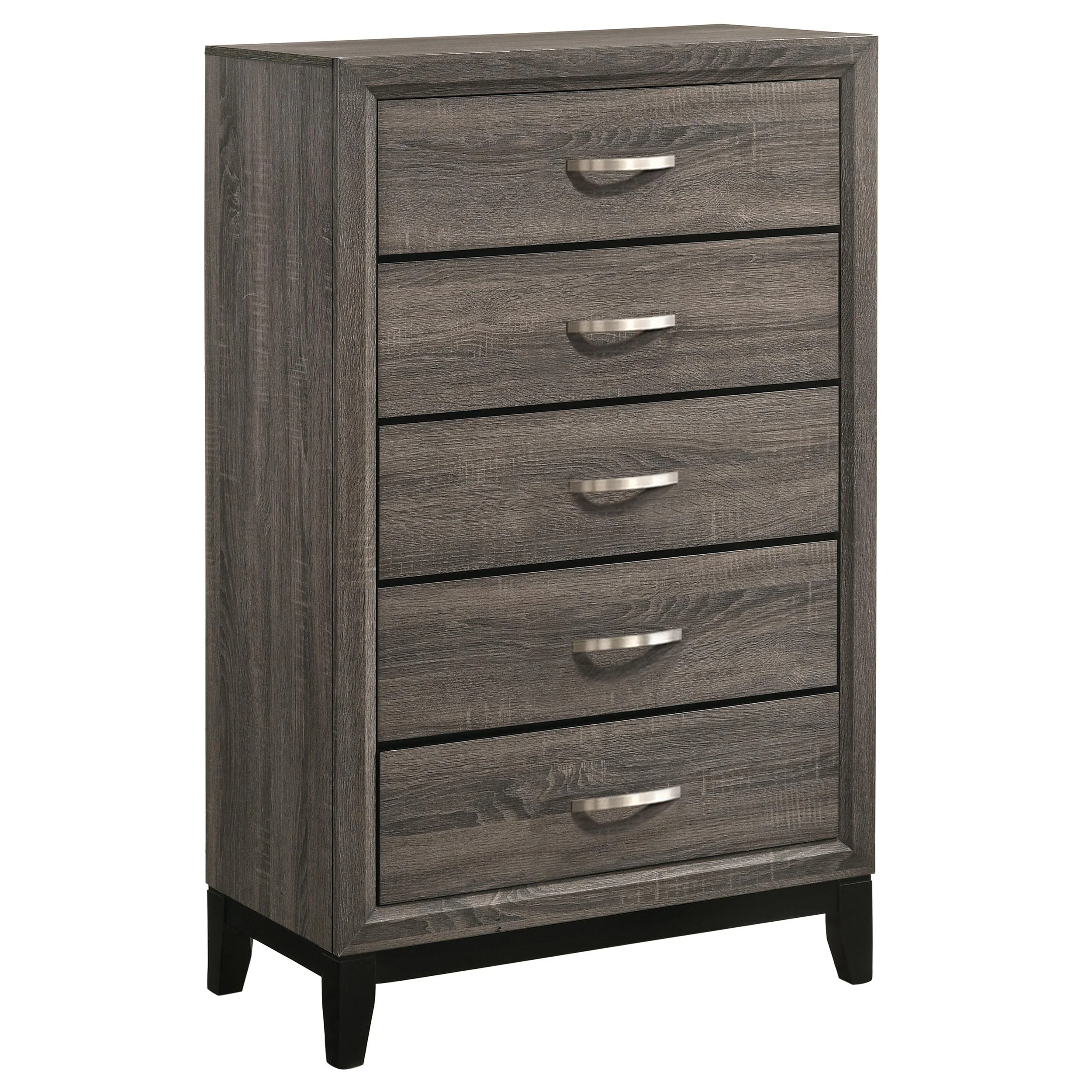 Coaster Furniture Watson 212425 5-Drawer Bedroom Chest - Grey Oak - Image 1