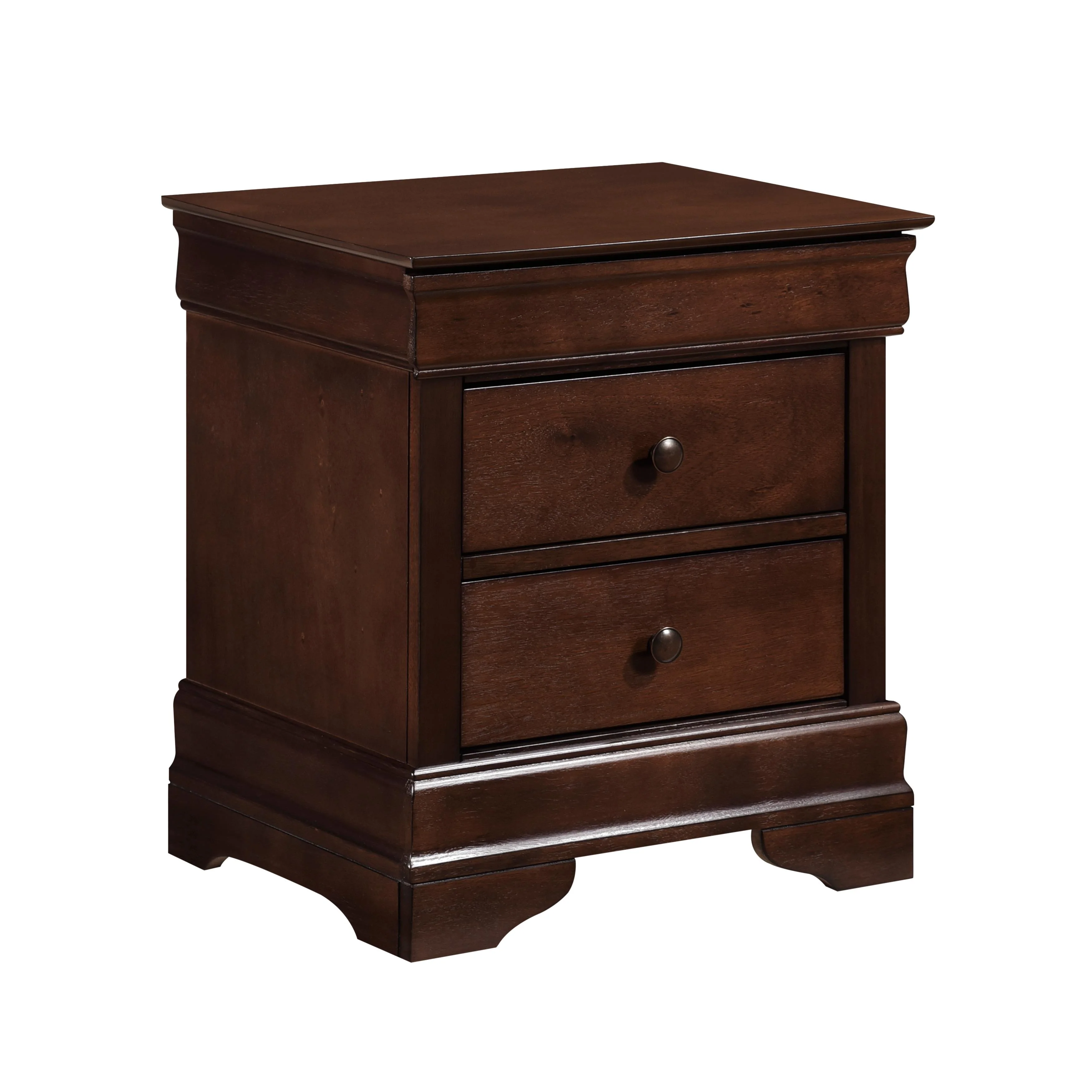 Homelegance Abbeville 1856-4 Night Stand, Hidden Drawer - Image 2