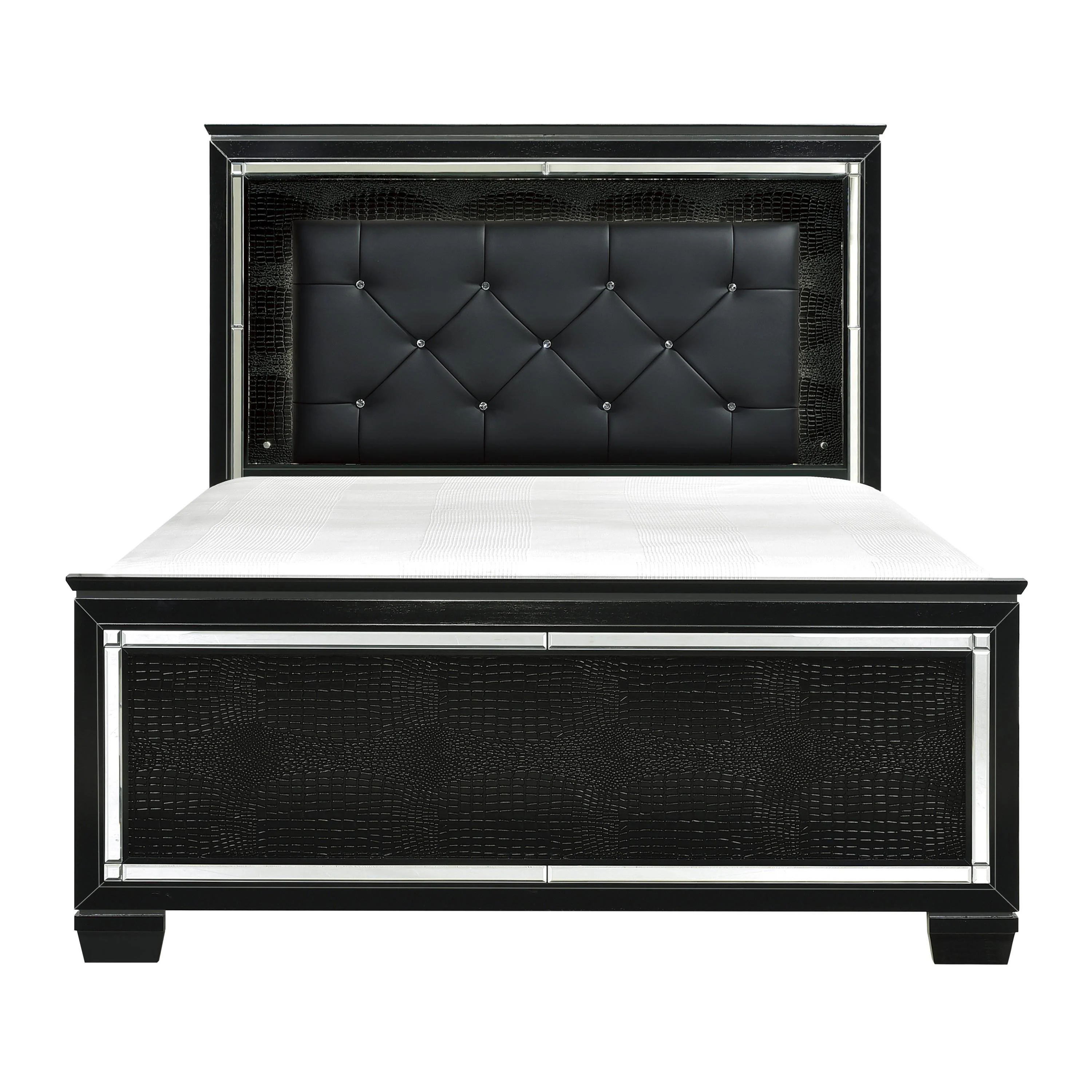 Homelegance Allura 1916KBK-1EK* Eastern King Bed, LED Lighting - Image 1