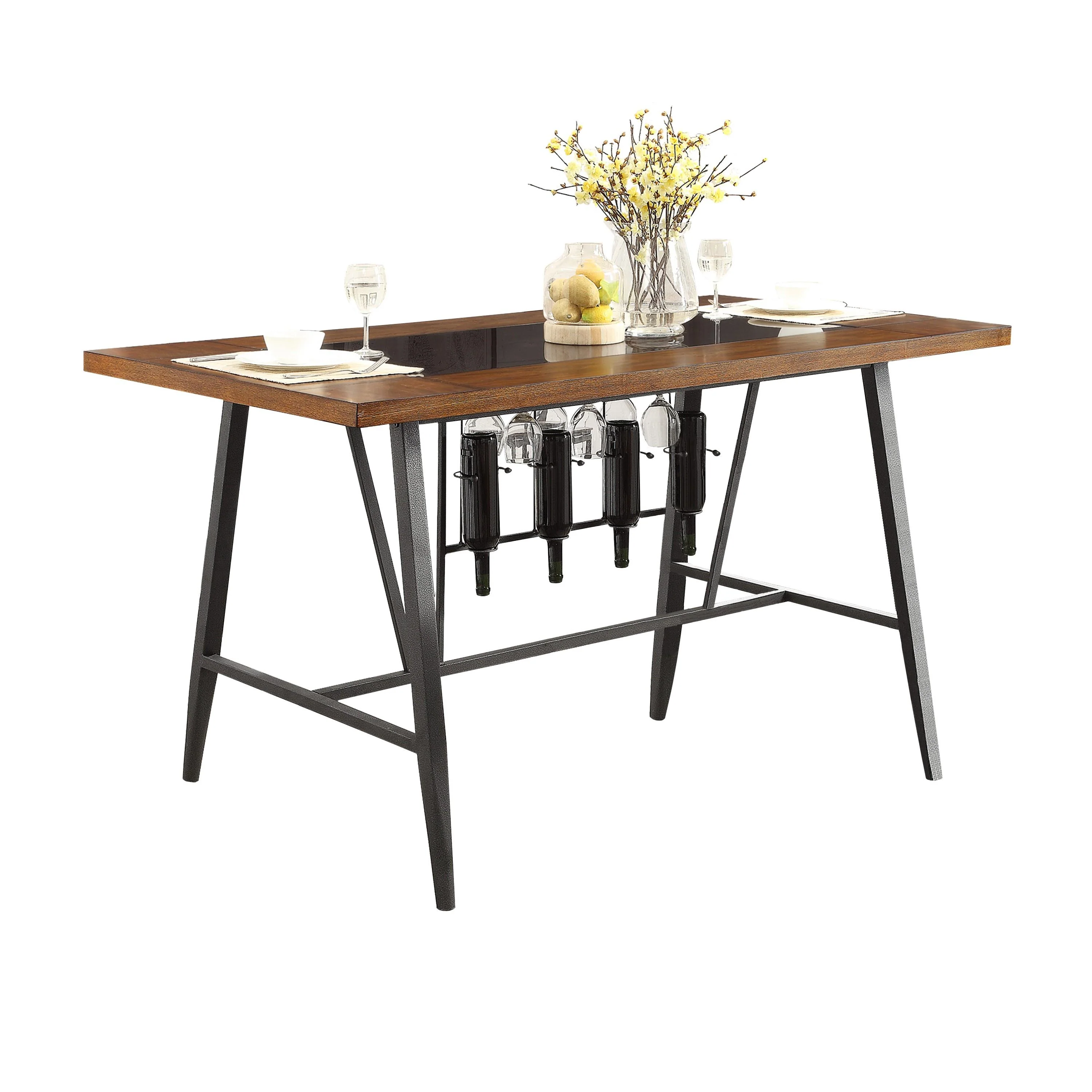 Homelegance Selbyville Counter Height Dining Table with Trestle Base 5489-36* - Image 1