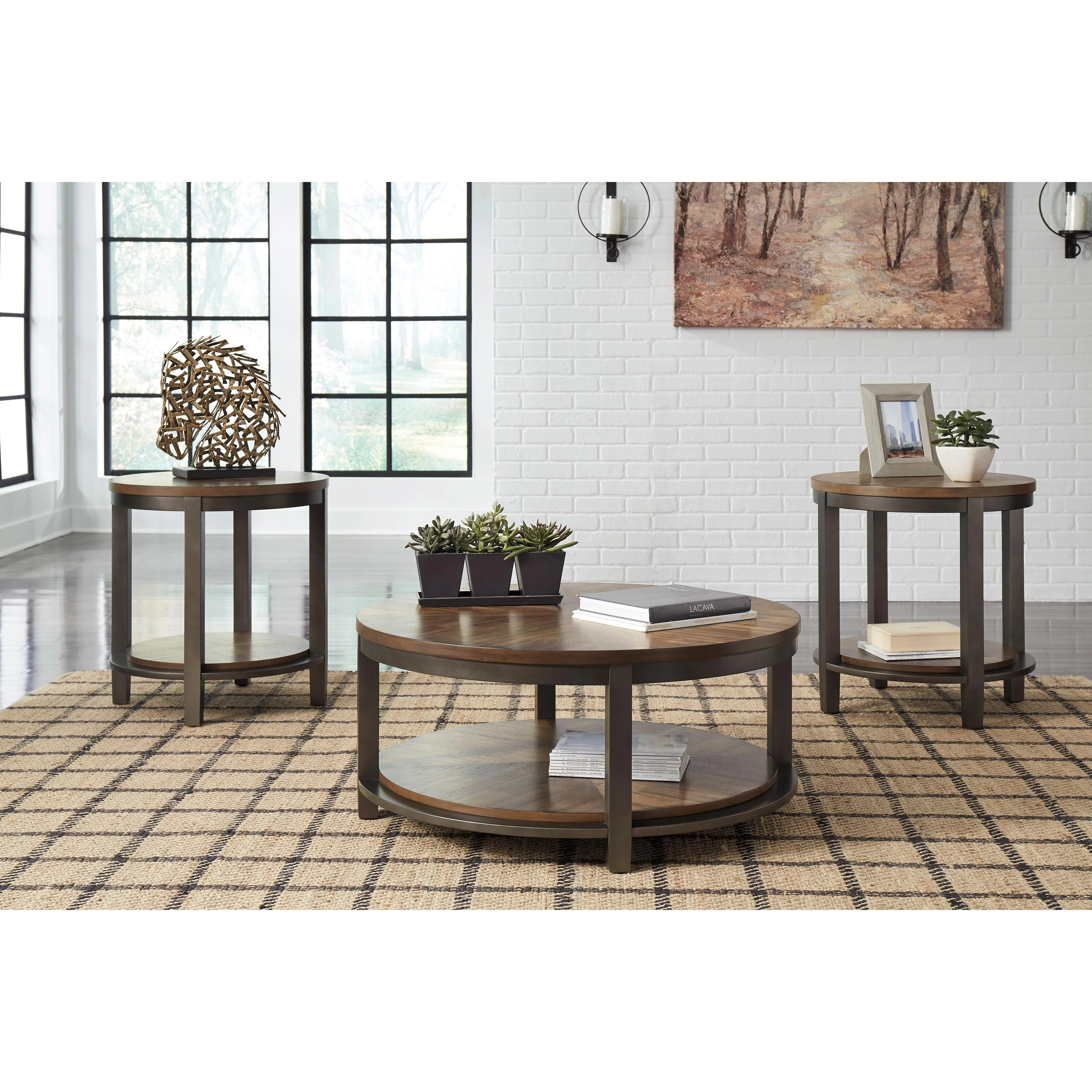 Signature Design by Ashley Roybeck Occasional Table Set T411-13 - Image 3