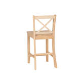 TORINO UNFINISHED X BACK CTR STOOL - Image 2