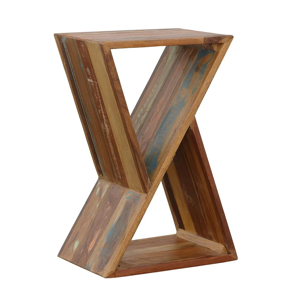 Coaster Furniture Lily 910180 Solid Reclaimed Wood Accent Side Table - Natural - Image 1