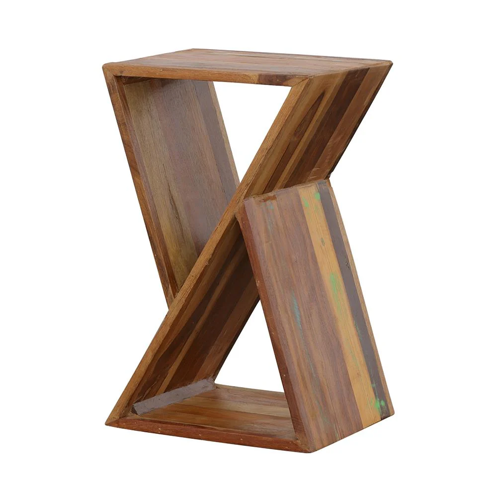 Coaster Furniture Lily 910180 Solid Reclaimed Wood Accent Side Table - Natural - Image 3