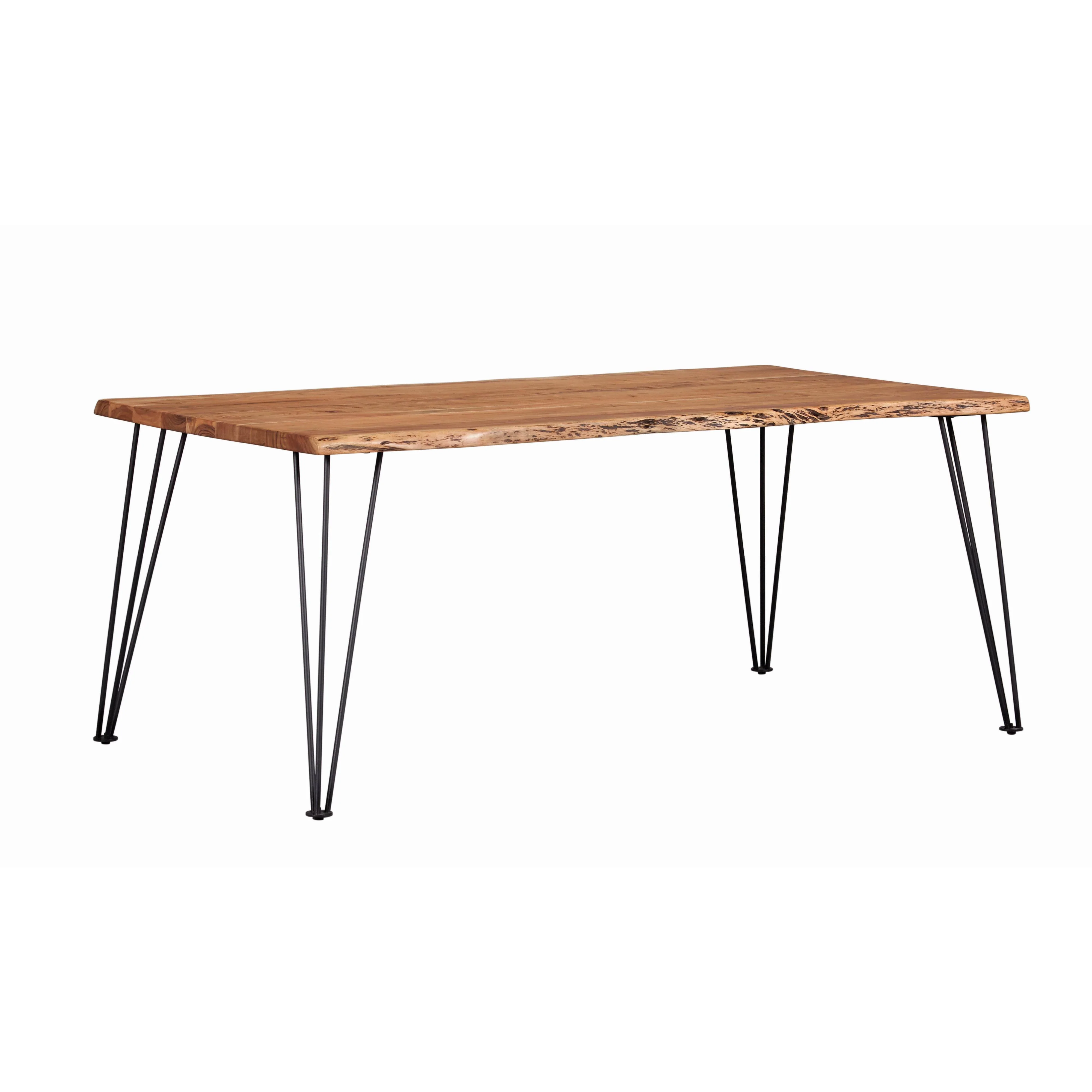 Coaster Furniture Sherman 190911 71-inch Live Edge Dining Table - Natural Acacia - Image 1