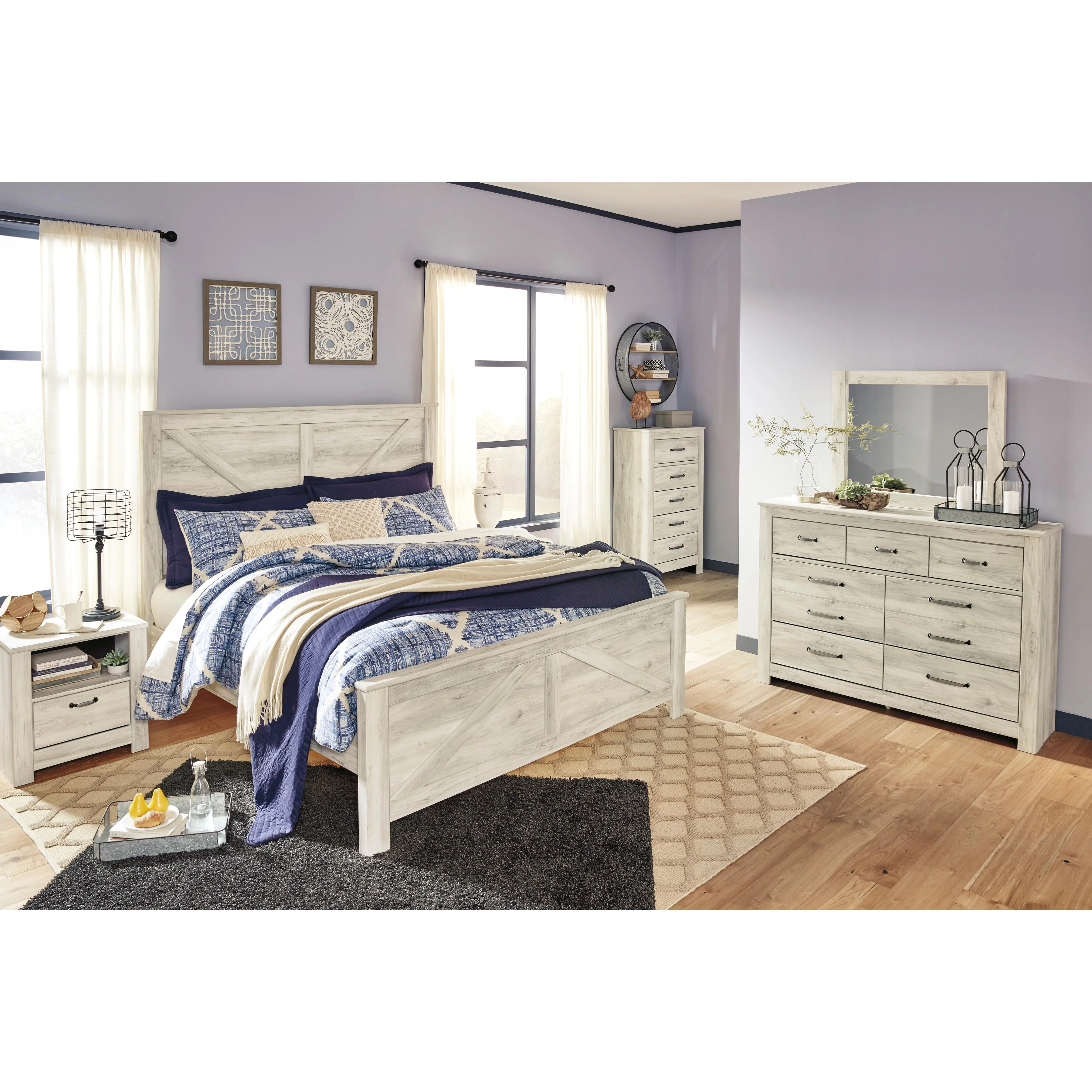 Signature Design by Ashley Bellaby King Panel Bed B331-158/B331-156/B331-197 - Image 3