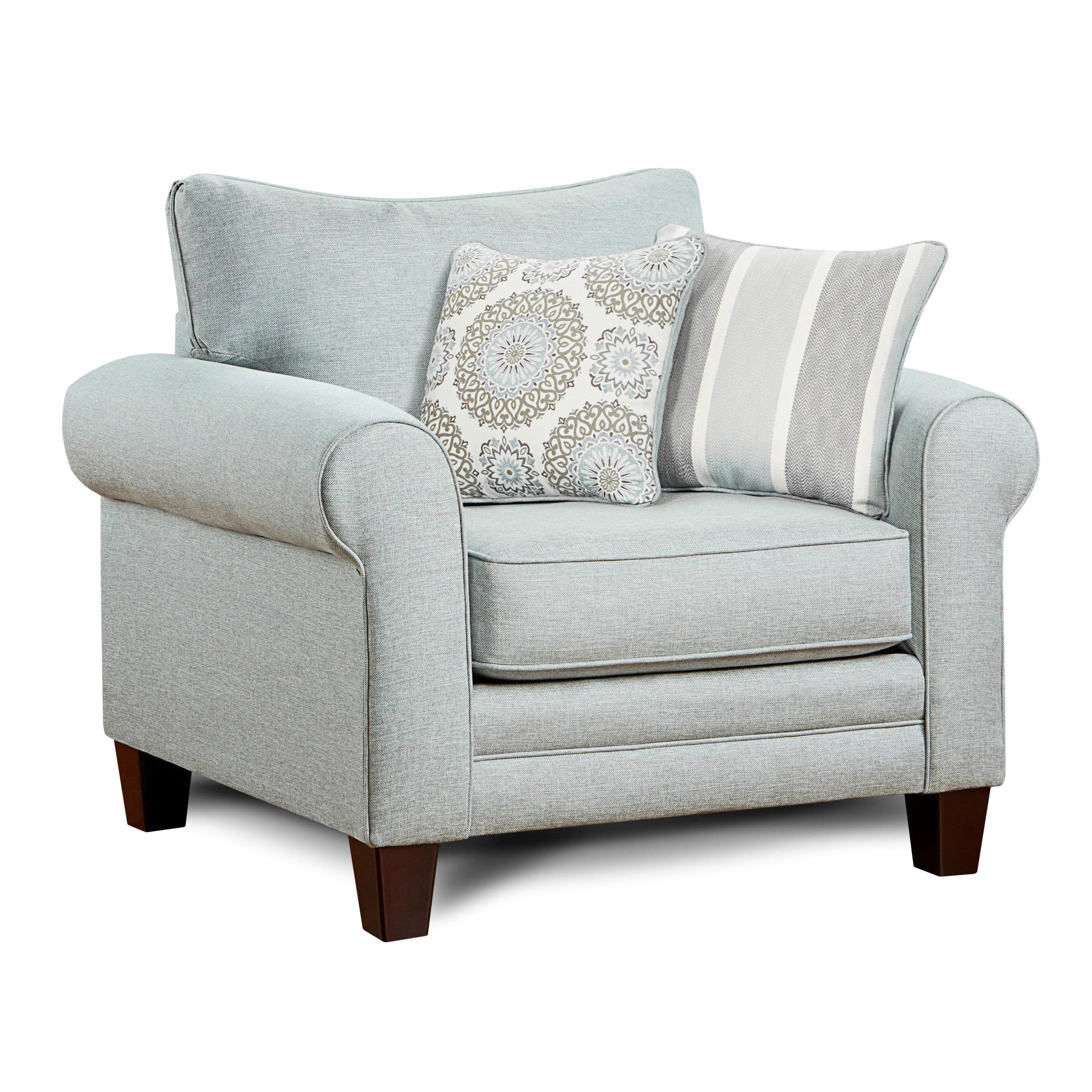 Fusion Furniture Stationary Fabric Chair 1142GRANDE MIST - Image 1