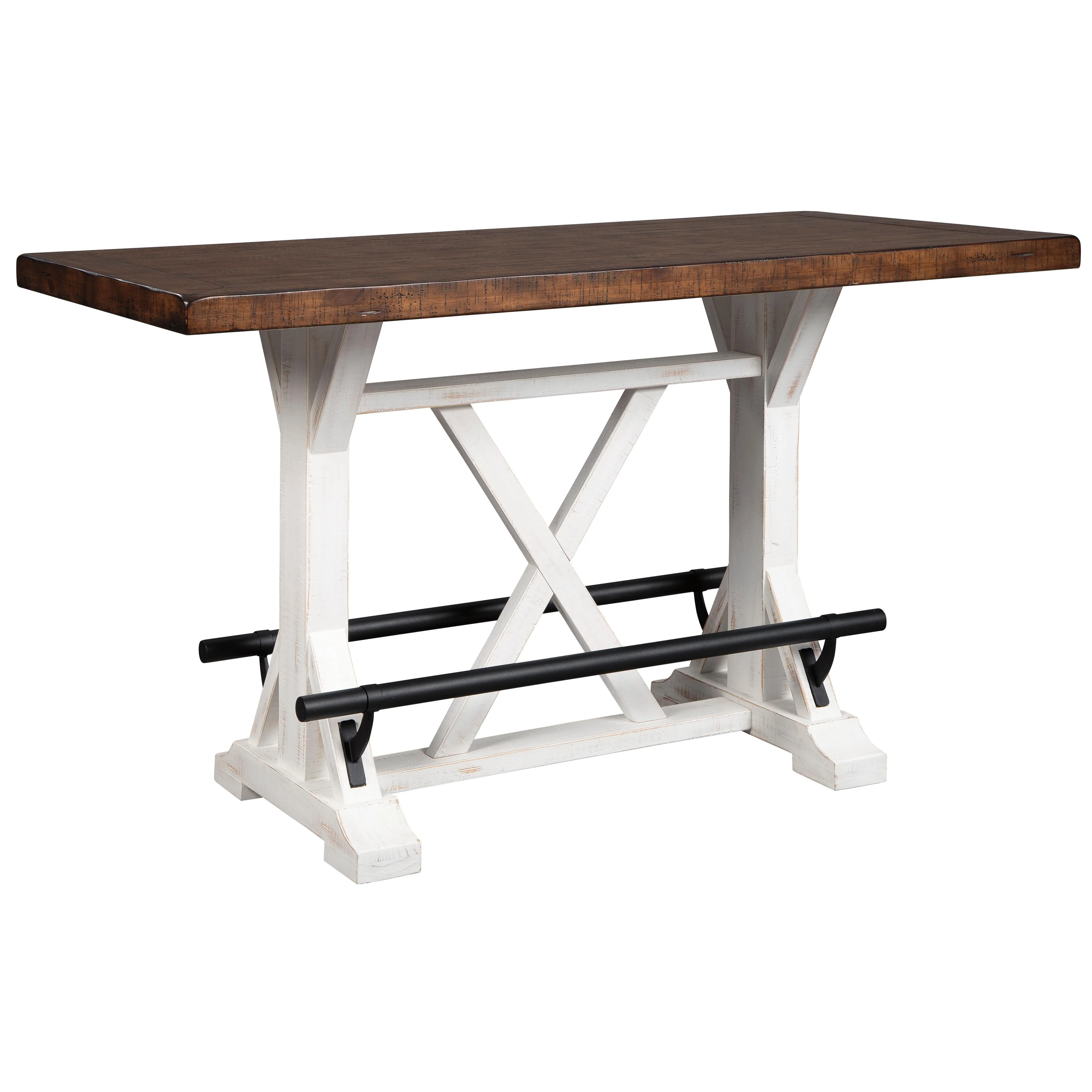 Signature Design by Ashley Valebeck Counter Height Dining Table with Trestle Base D546-13 - Image 1